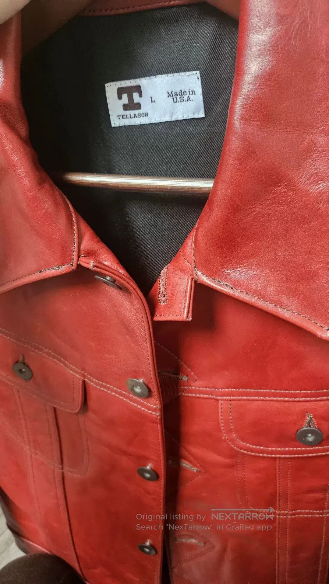 Tellason Tellason Horsehide Storm Rider Jacket. Size US L / EU 52-54 / 3 - 5 Thumbnail