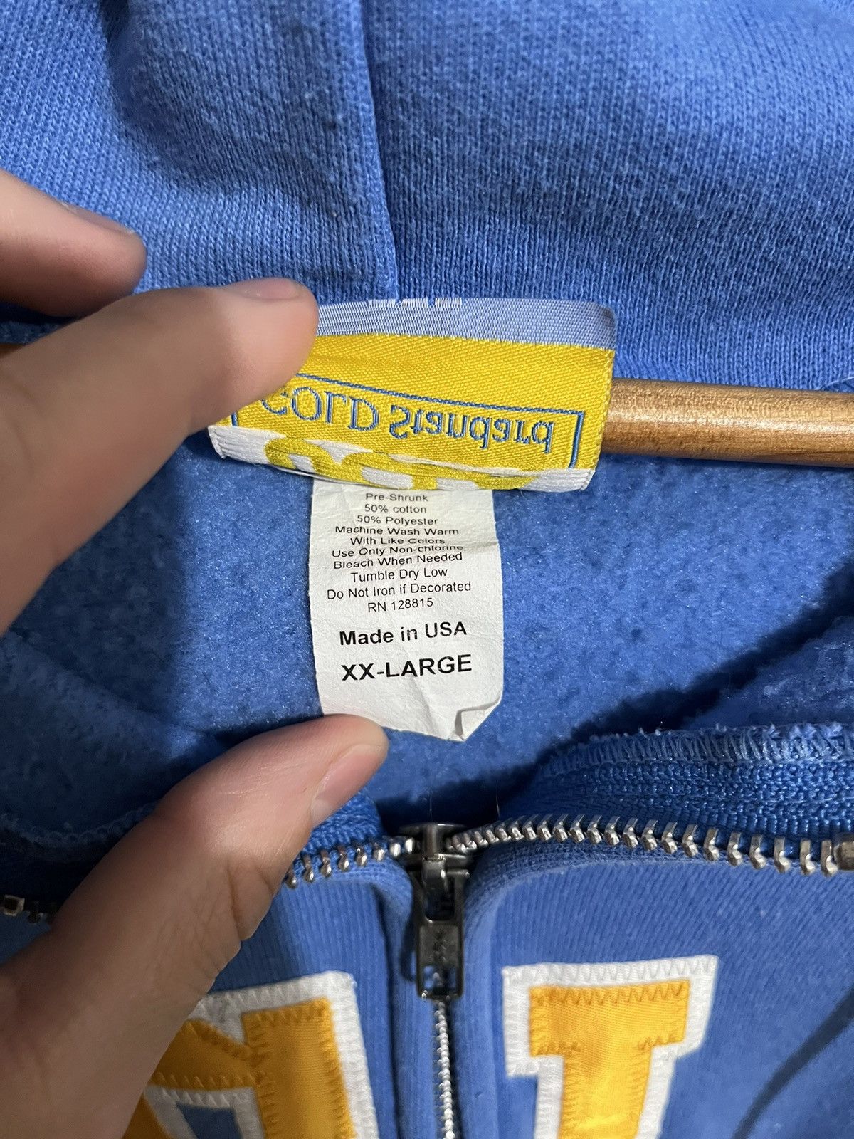 Vintage Vintage UCLA Hoodie - Men’s XXL Size US XXL / EU 58 / 5 - 3 Thumbnail