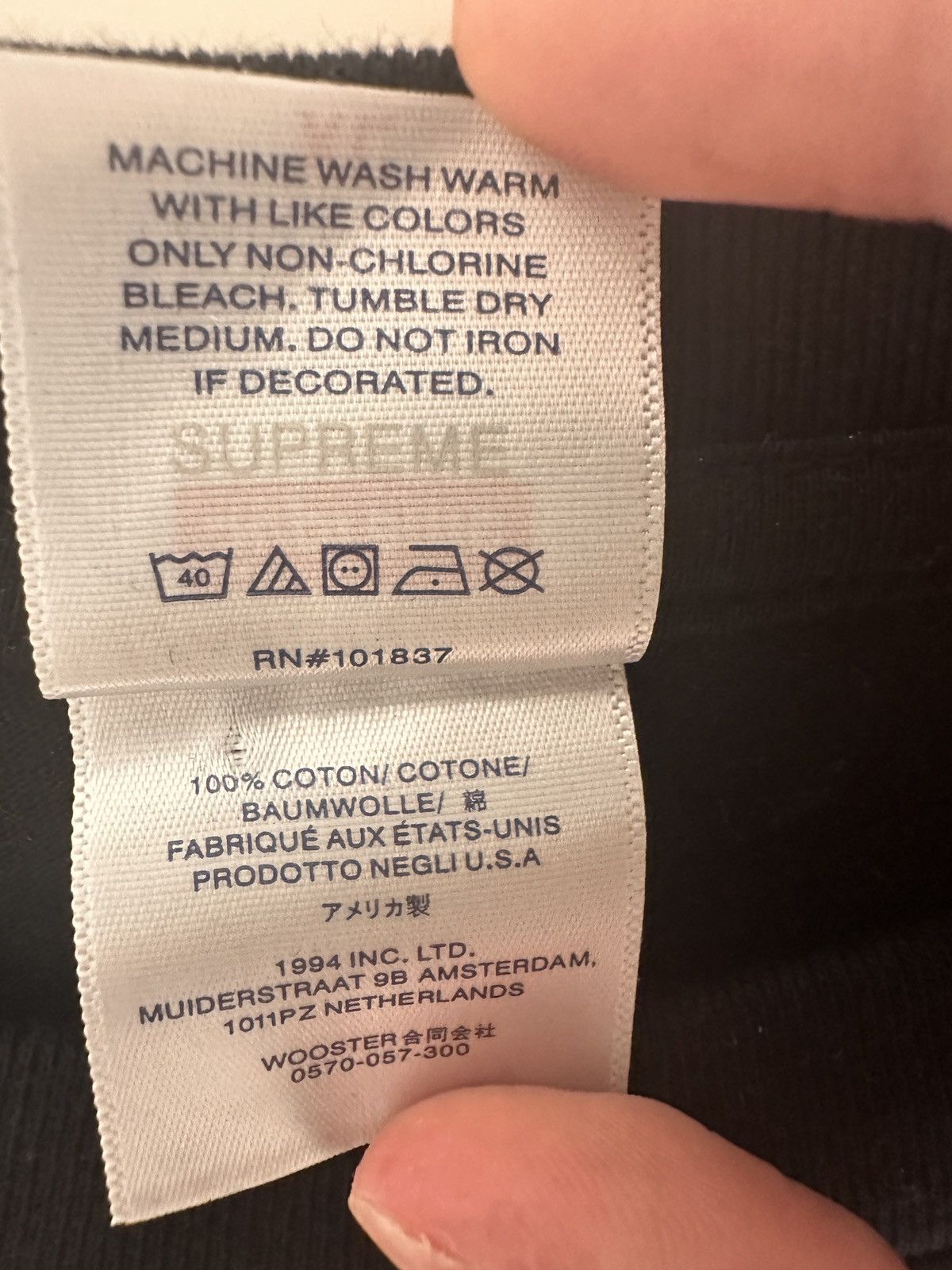 Supreme × Undercover Supreme x UNDERCOVER Black T-Shirt Size US XL / EU 56 / 4 - 6 Thumbnail