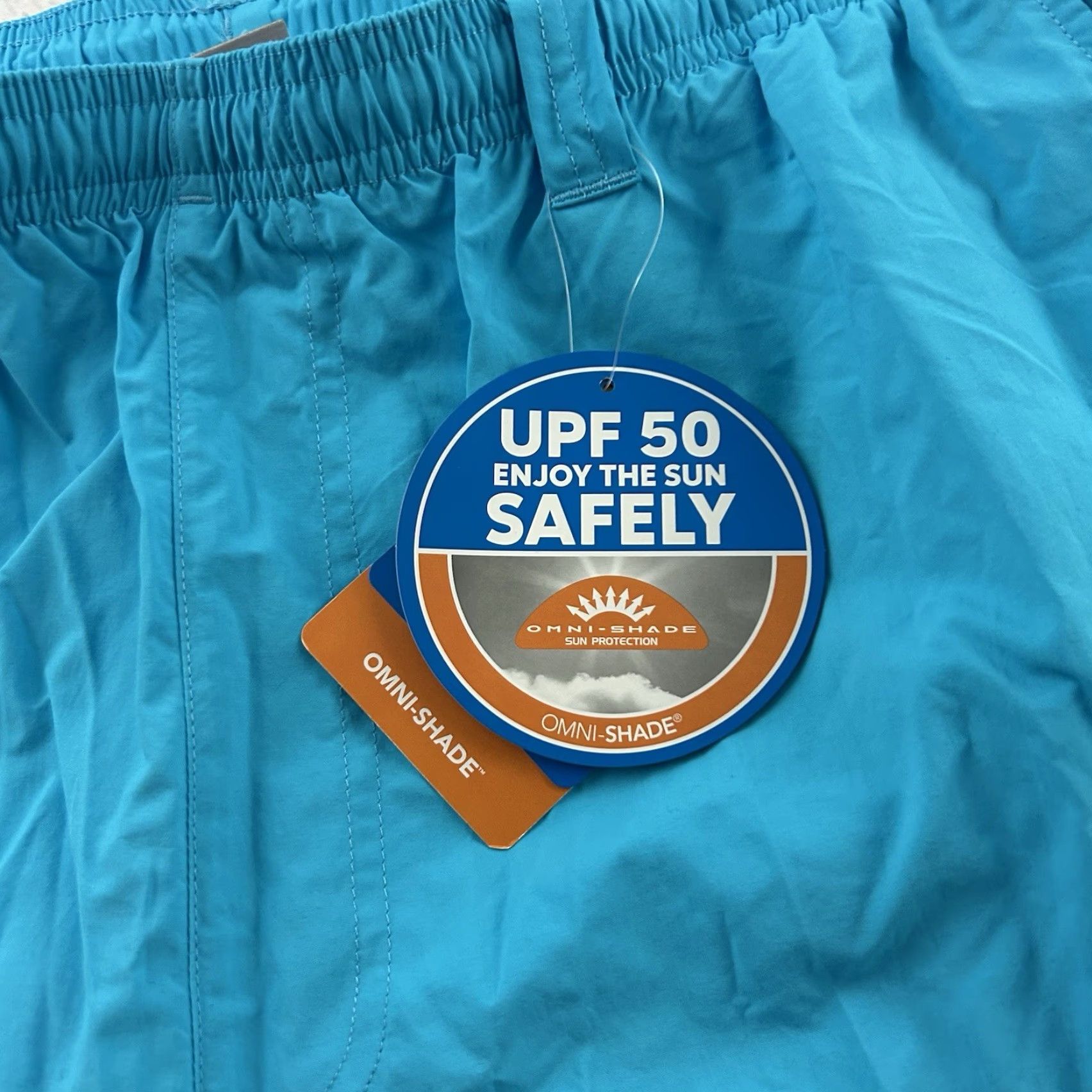 Vintage Columbia PFG Lined Omni-Shade Backcast III Water Short Men's 2XL Blue Size US 39 - 2 Thumbnail