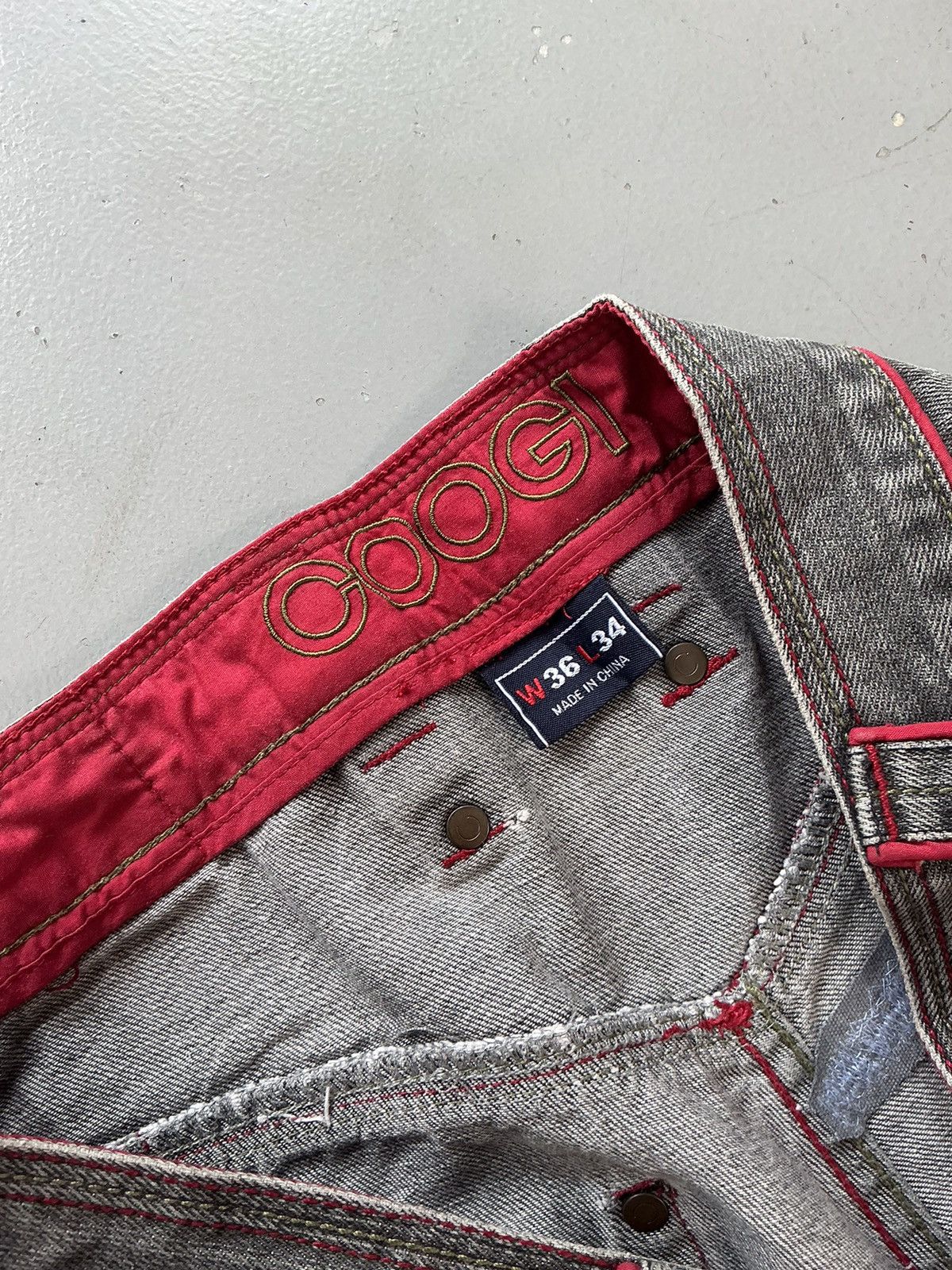 Coogi × Vintage Vintage faded Coogi crazy patterns embroidered denim pant Size US 34 / EU 50 - 7 Thumbnail
