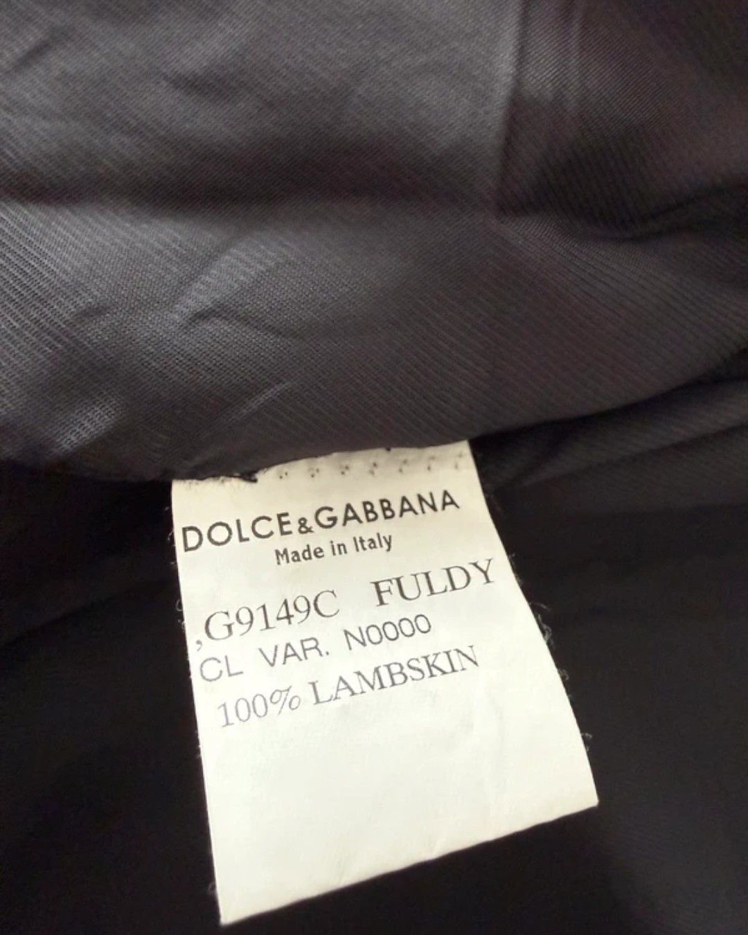 Dolce & Gabbana VINTAGE LAMBSKIN LEATHER BOMBER JACKET Size US M / EU 48-50 / 2 - 5 Thumbnail
