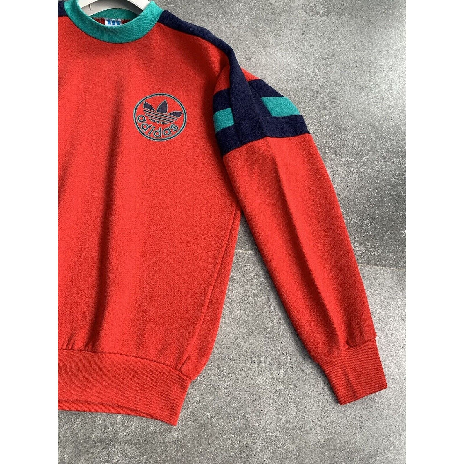 Adidas × Vintage Men's ADIDAS ORIGINALS Sweatshirt 80s Pullover Jumper SZ S Size US S / EU 44-46 / 1 - 21 Thumbnail