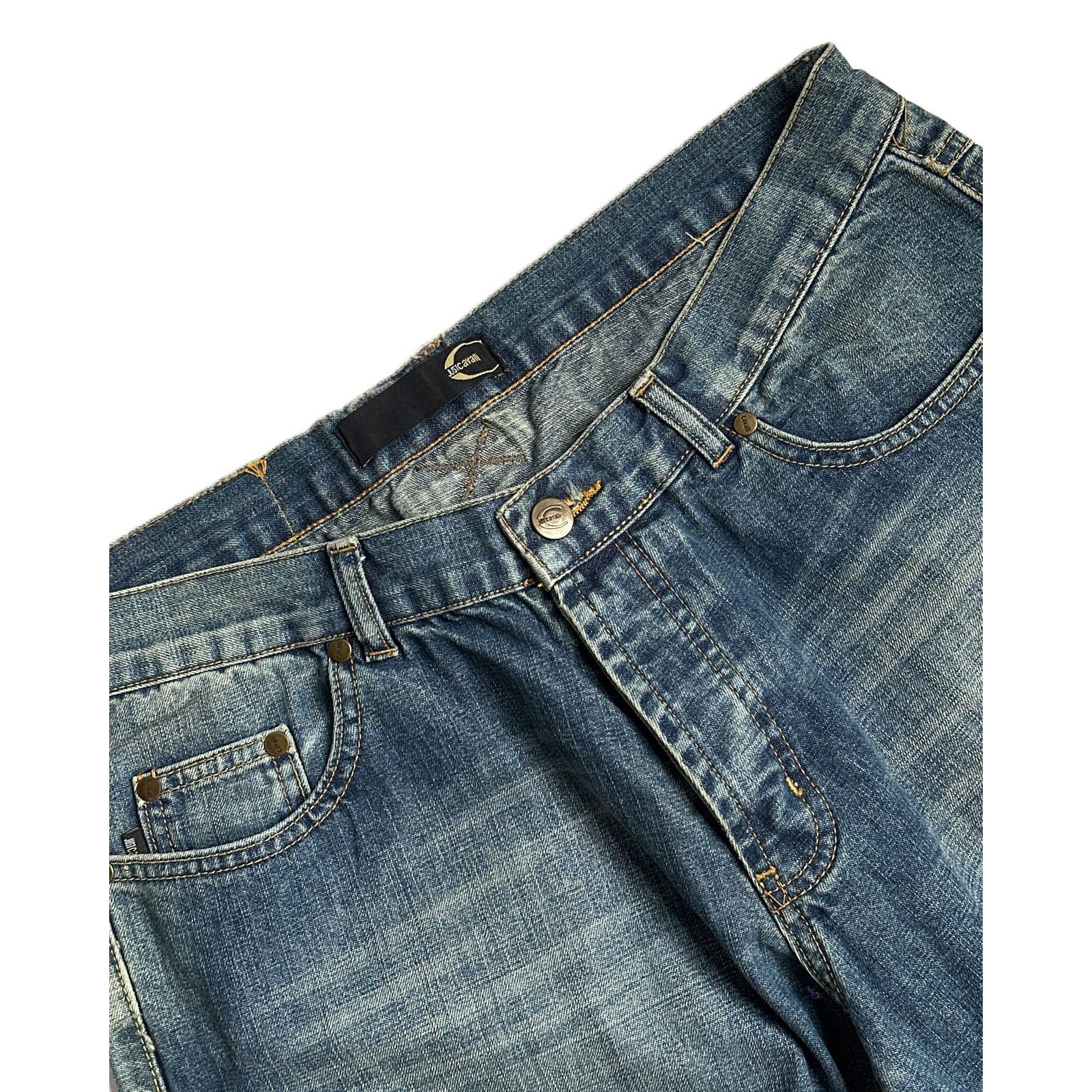Just Cavalli Cavalli Straight Jeans Size US 32 / EU 48 - 2 Thumbnail
