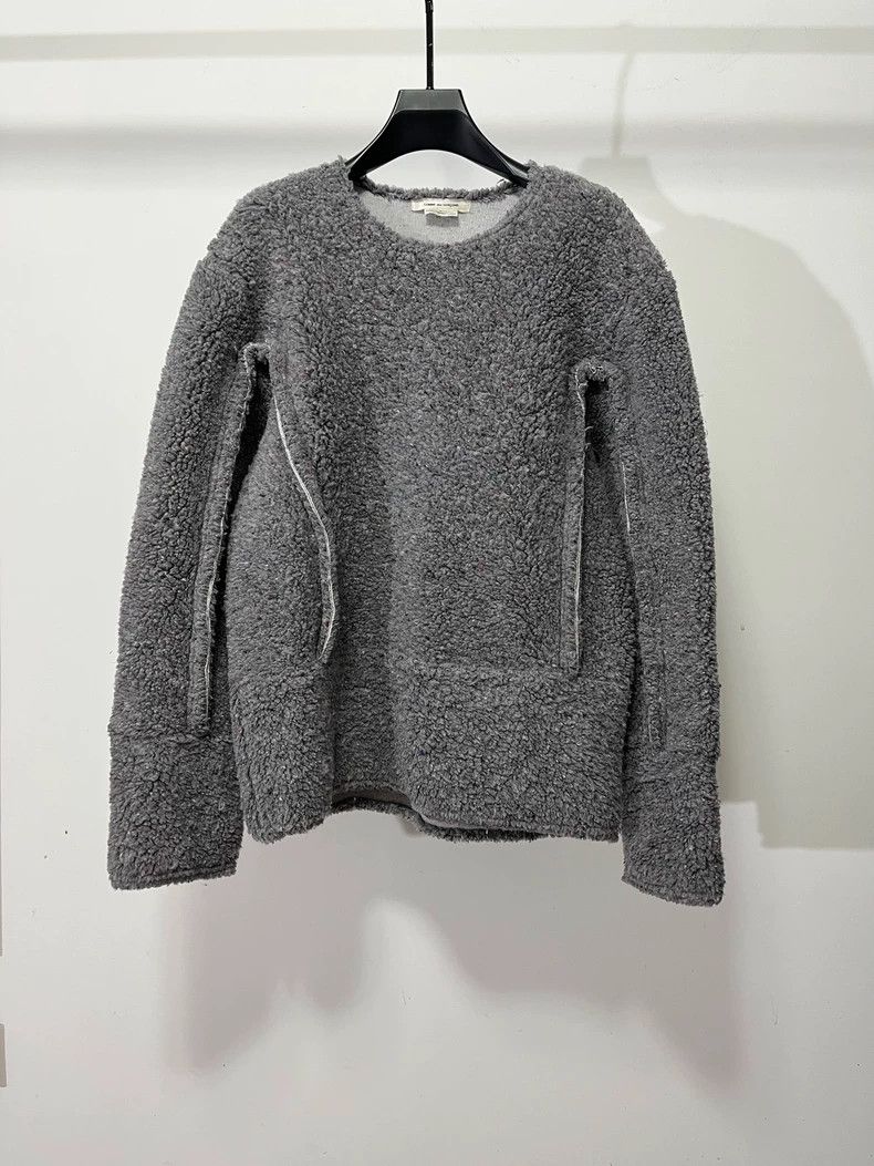 Comme des Garcons Comme Des Garcons Colored cashmere split design sweatshirt Size L / US 10 / IT 46 - 1 Thumbnail
