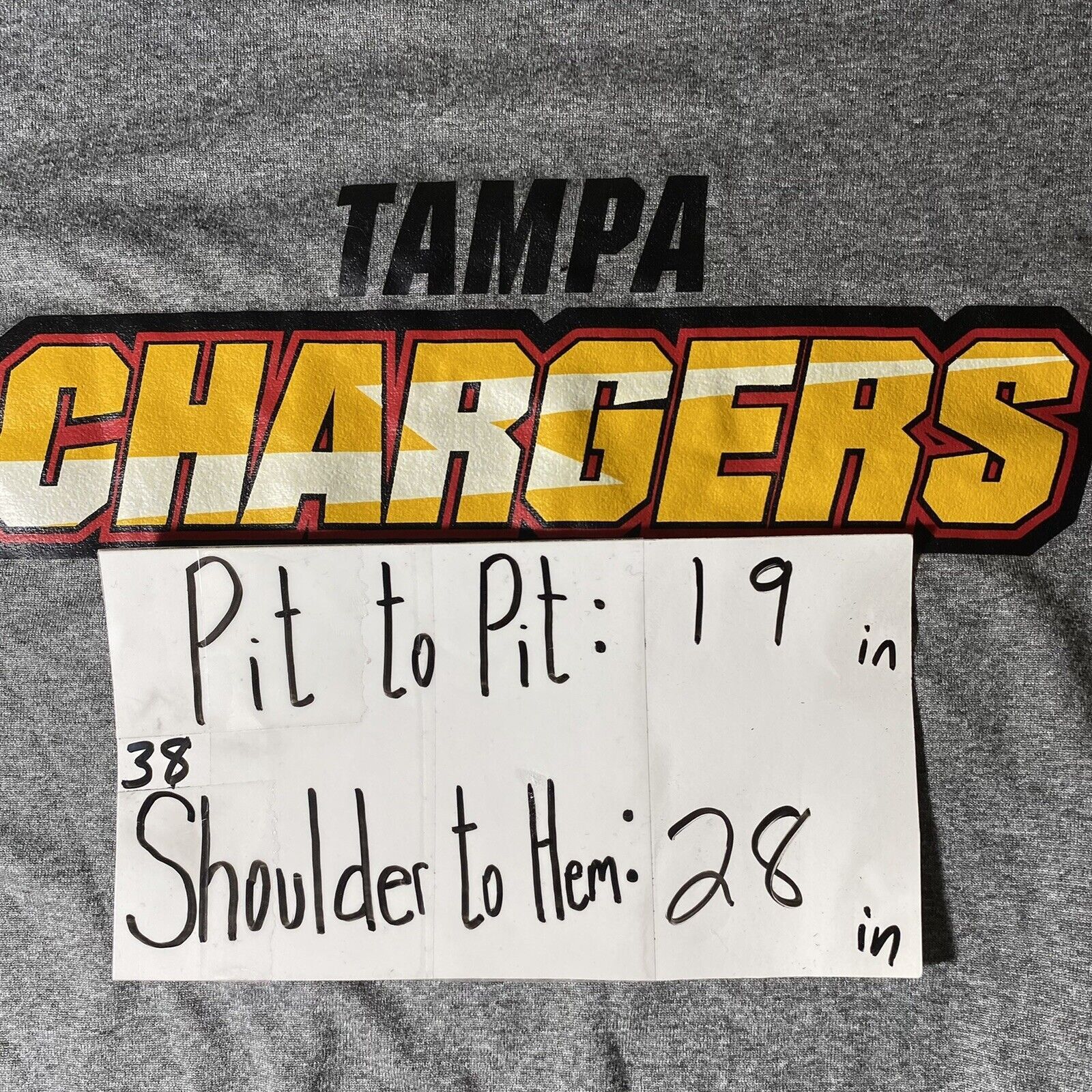 Nike Nike Dri Fit MLS Tampa Chargers Small Athletic Graphic Tee Size US S / EU 44-46 / 1 - 12 Thumbnail
