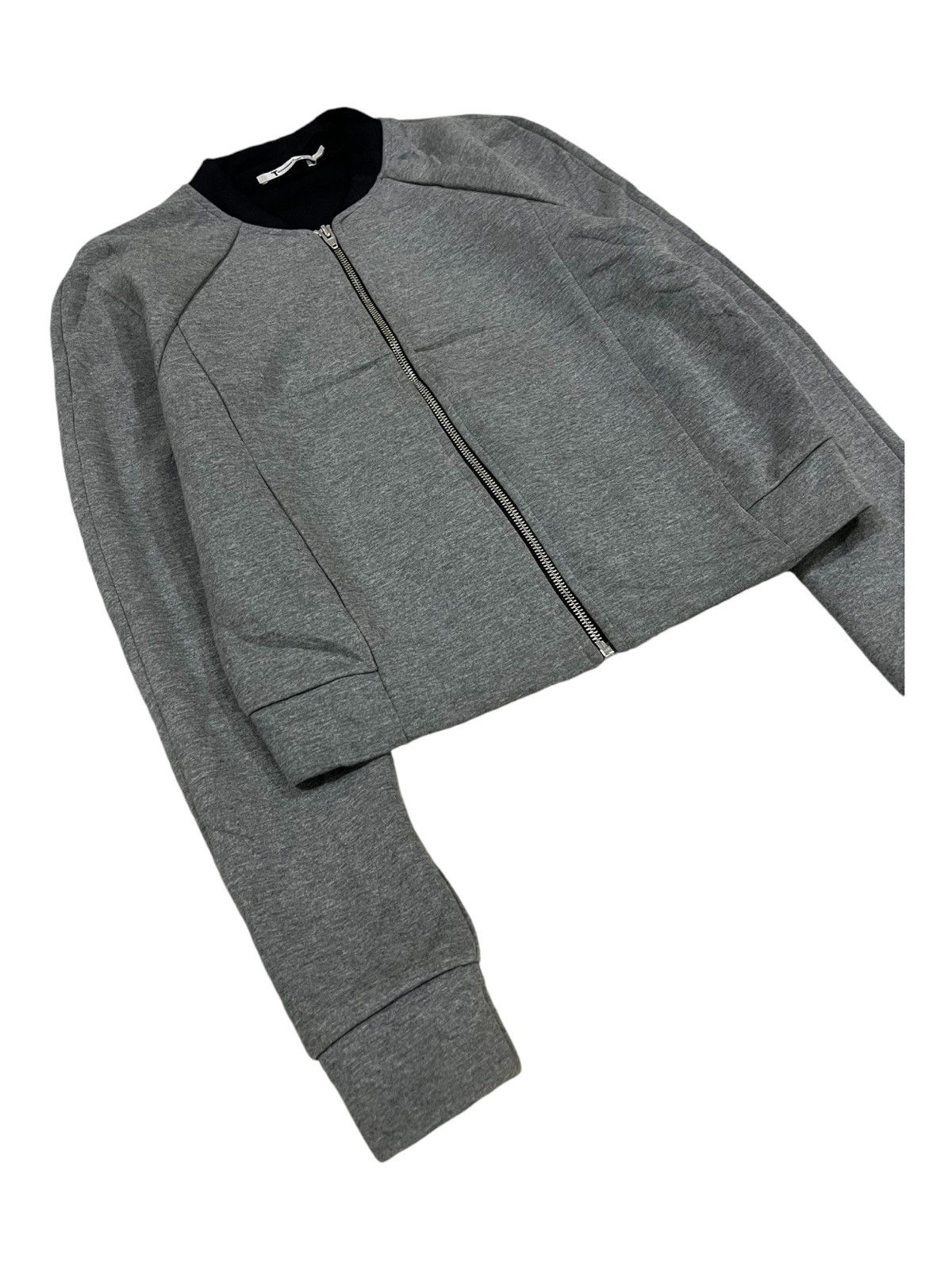 Alexander Wang × Yasuyuki Ishii Alexander Wang Jersey Bonded Neoprene Bomber Jacket Size M / US 6-8 / IT 42-44 - 3 Thumbnail