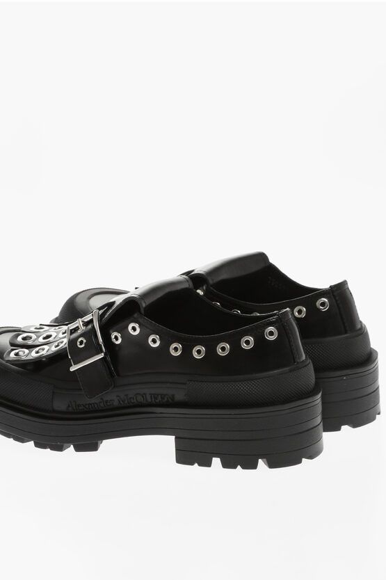 Alexander McQueen o1y1024 Loafers in Black Size US 6 / EU 39 - 3 Thumbnail