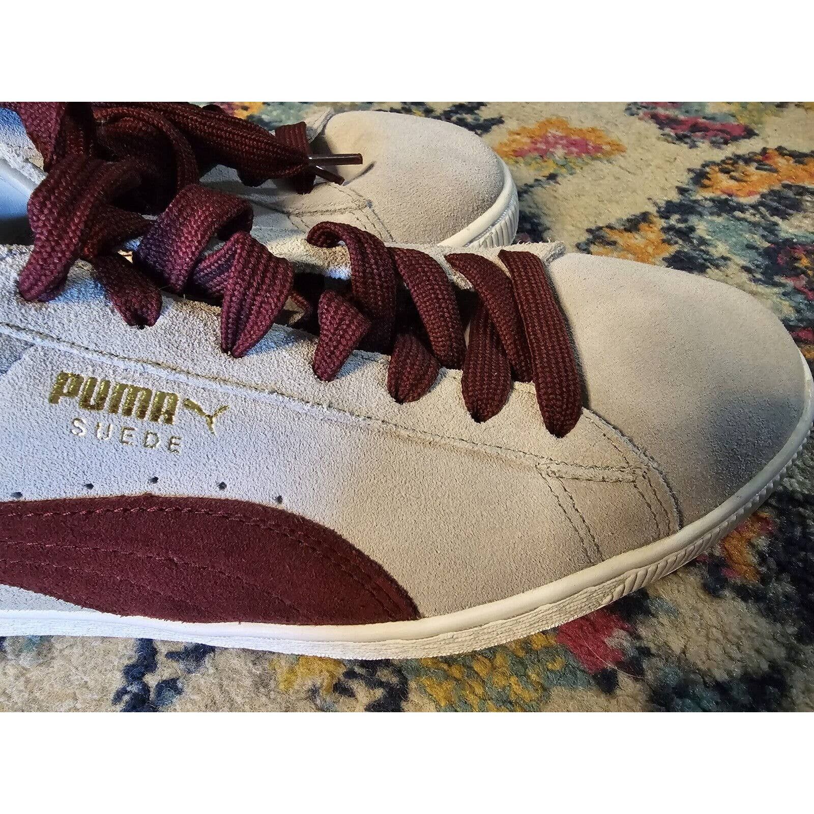 Puma Suede Classic+ Men Size 11/UK10 LowTop Quarry/Zinfandel