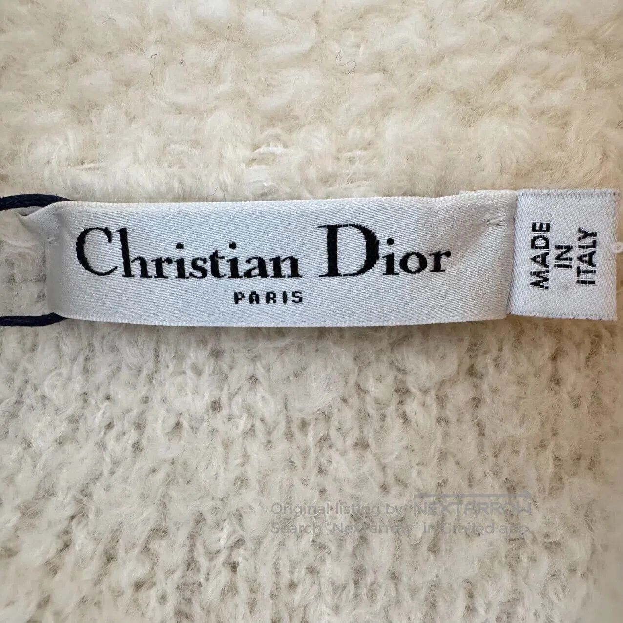 Dior Dior Beige Embroidered Wool Stand Collar Zipper Long Sleev Size XS / US 0-2 / IT 36-38 - 5 Thumbnail