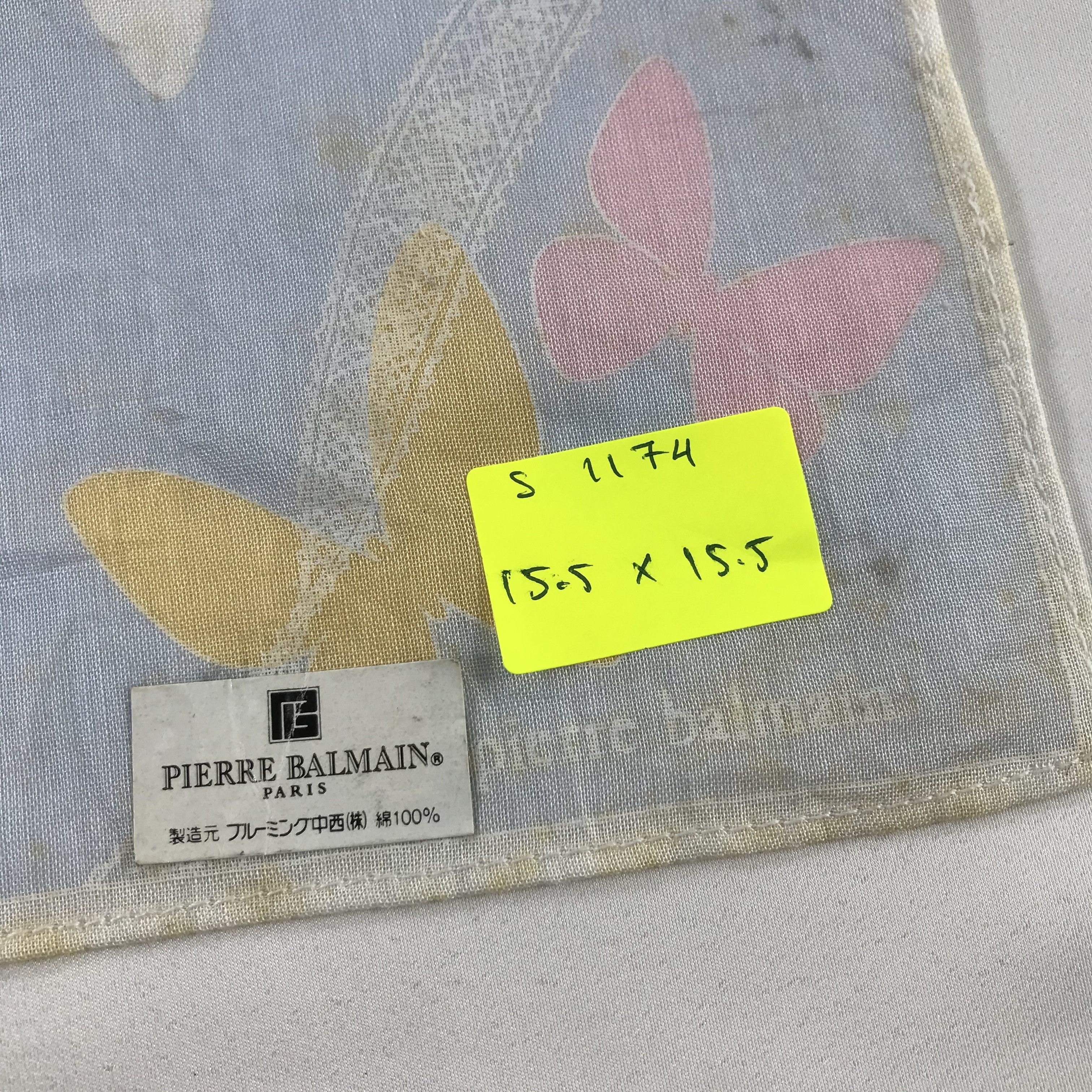 Pierre Balmain × Vintage Pierre Balmain Bandana / Handkerchief / Neckerchief - S1174 Size ONE SIZE - 5 Thumbnail