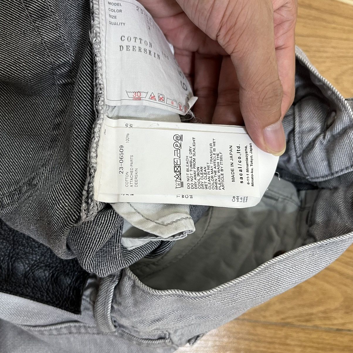 Sacai Sacai SS23 Bootcut Denim Jeans Size 31" - 15 Thumbnail