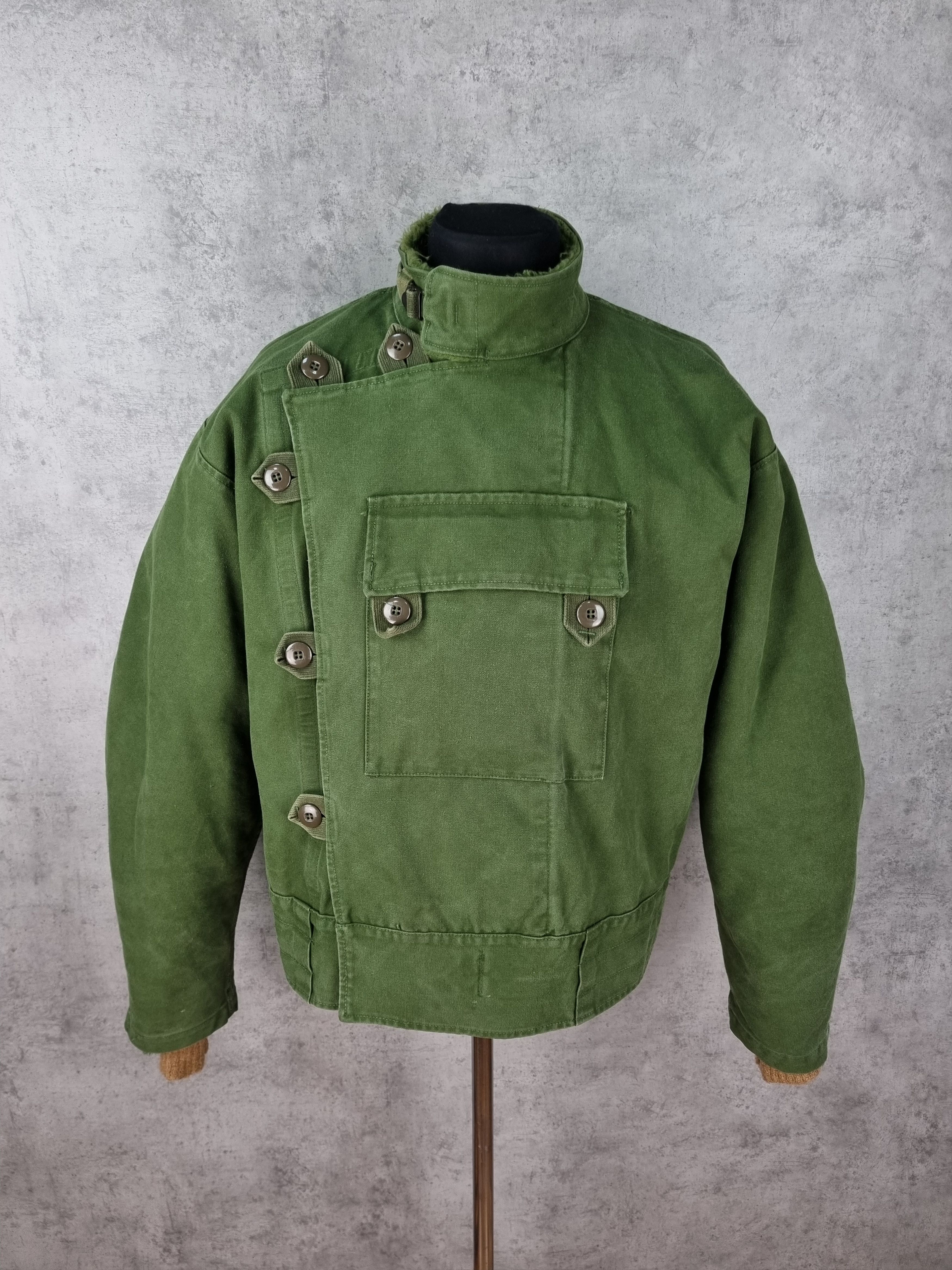 Vintage Rare 60s Authentic Swedish Army Motorcycle Jacket Size US L / EU 52-54 / 3 - 7 Thumbnail