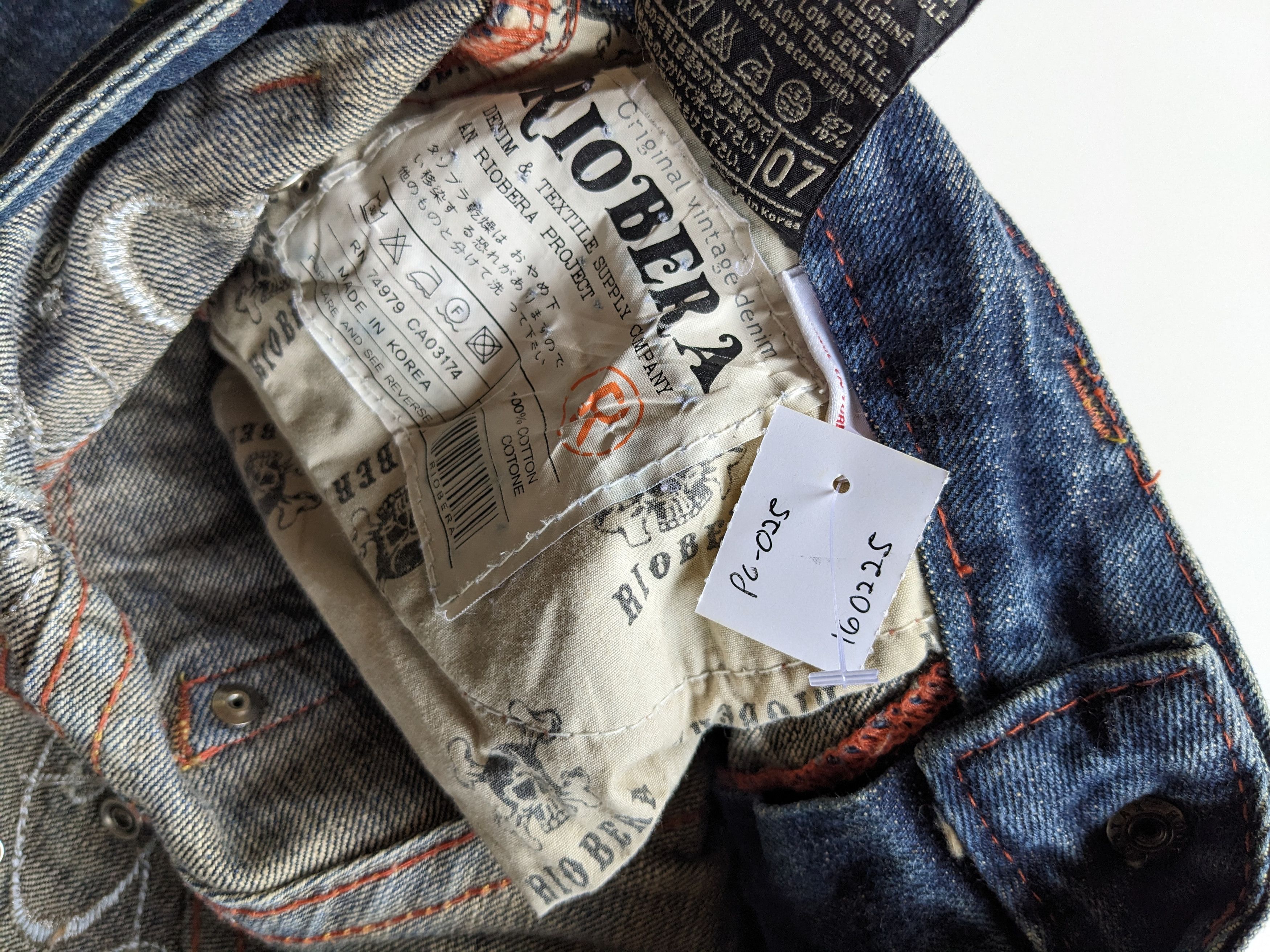Japanese Brand × Kaihara Denim Riobera faded clawmark flare jeans Size US 29 - 7 Thumbnail