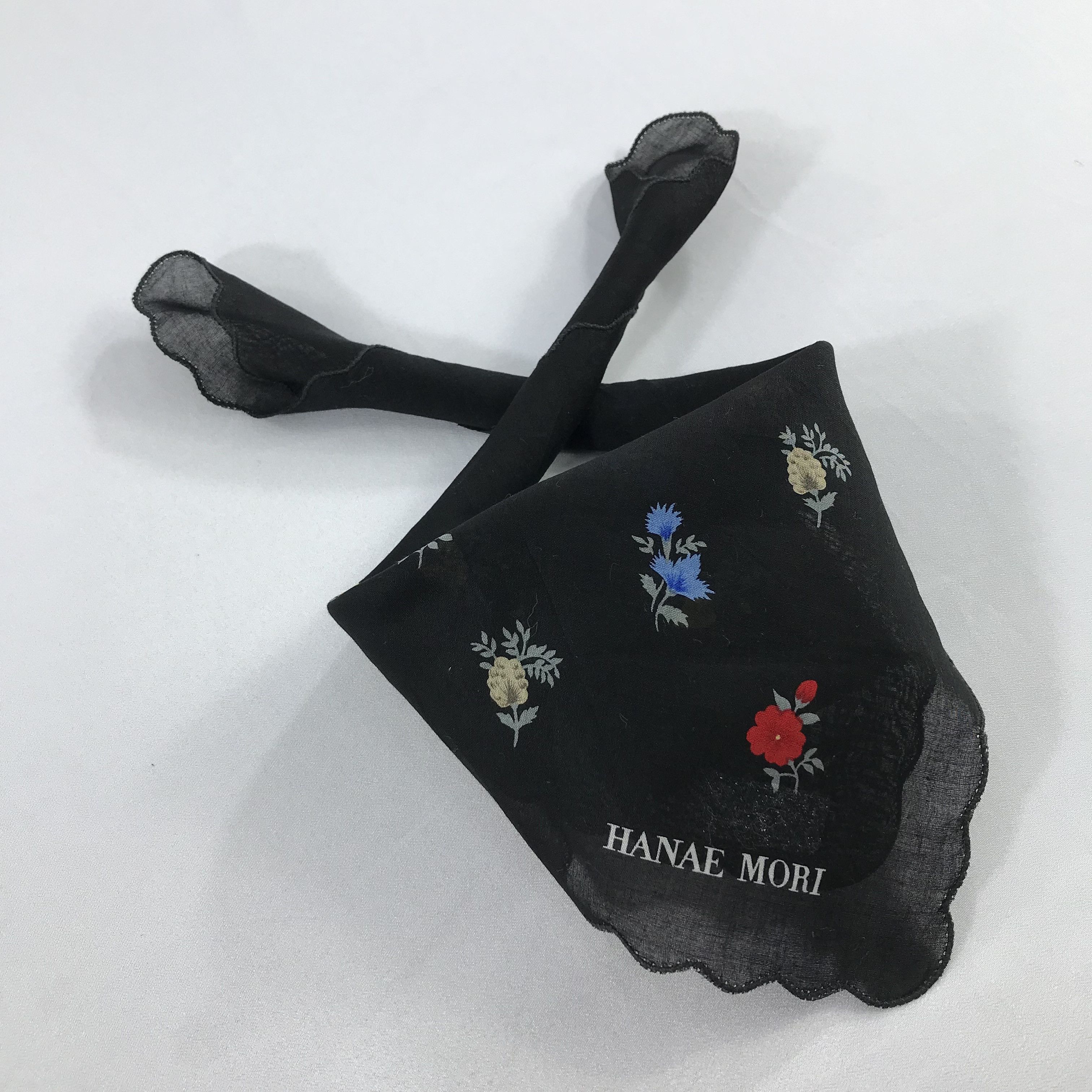 Hanae Mori Hanae Mori Bandana / Handkerchief / Neckerchief - S2065 Size ONE SIZE - 4 Thumbnail