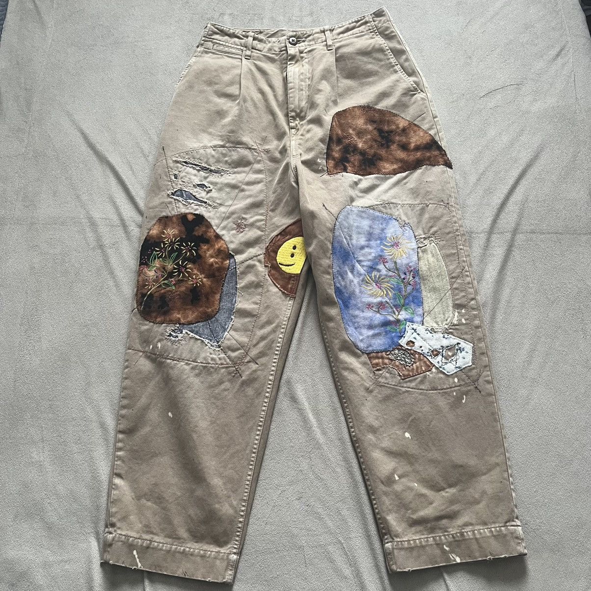 Kapital Katsuragi High Waist NIME Pants (Gypsy Patch)