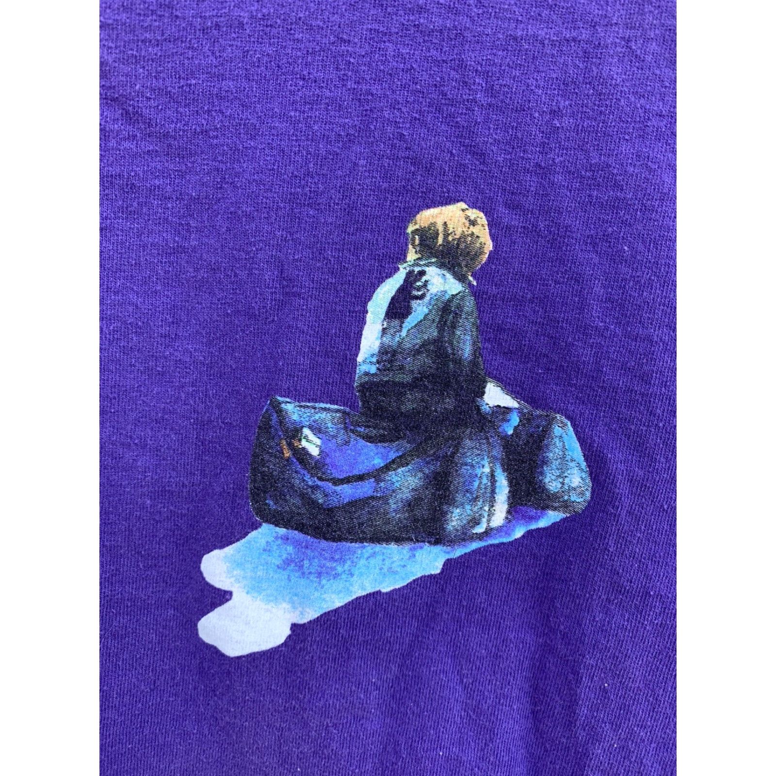 Vintage VINTAGE Hockey Shirt Mens L Purple Graphic Print Burnt House T-Shirt Long Sleeve FA Hockey Size US L / EU 52-54 / 3 - 7 Thumbnail