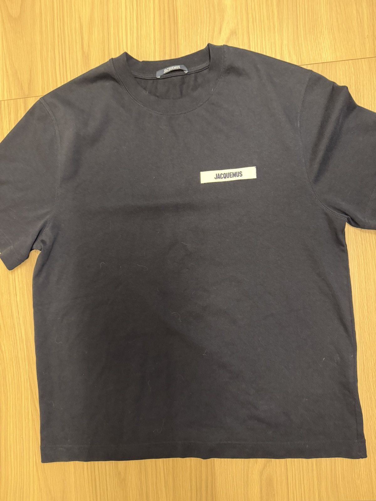 Jacquemus Jacquemus Black ‘Gros Grain’ T-Shirt XL Made in Portugal Size US XL / EU 56 / 4 - 2 Thumbnail