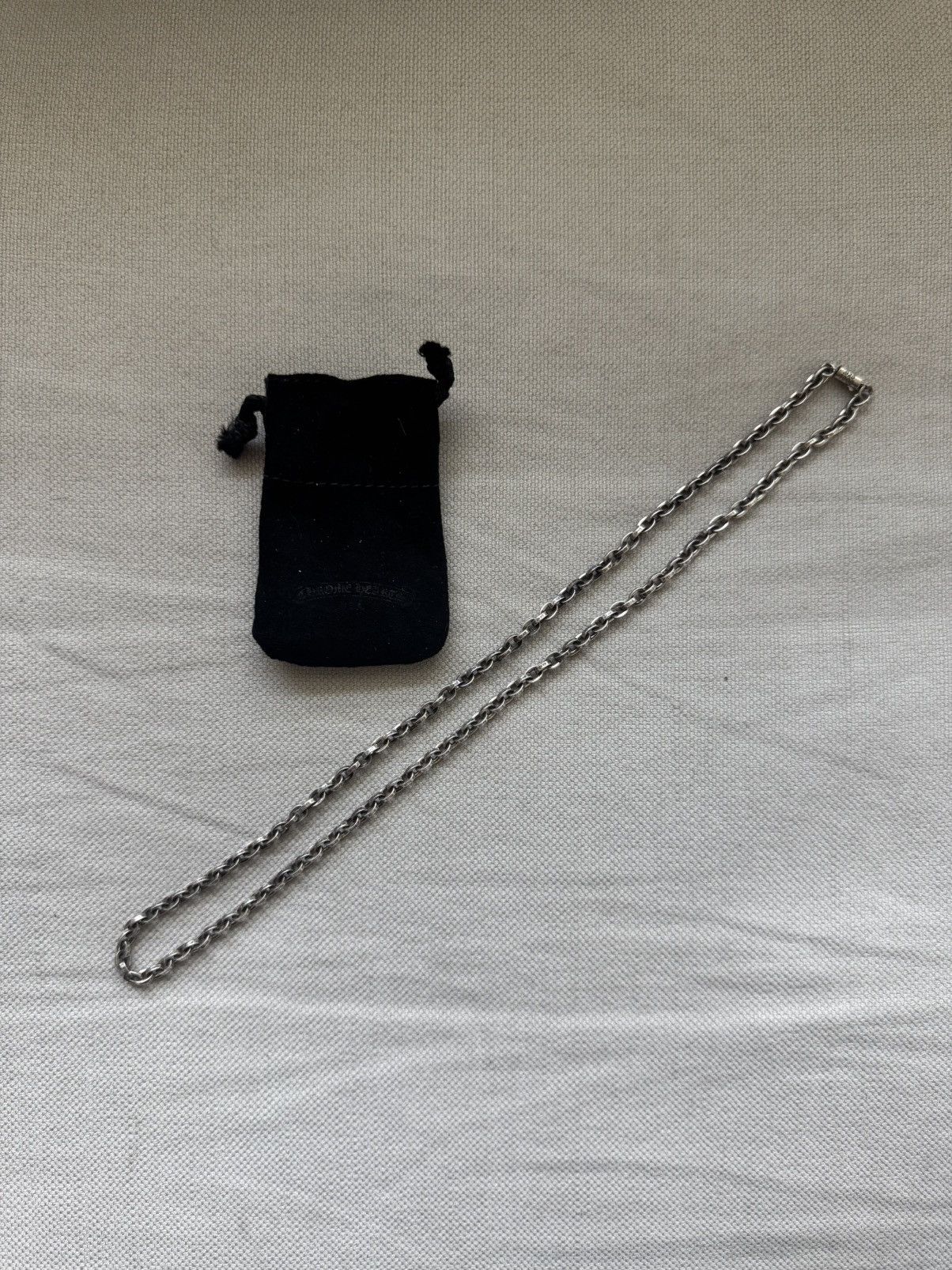 Chrome Hearts Chrome Hearts Sterling Silver Paper Chain Necklace Size ONE SIZE - 1 Thumbnail