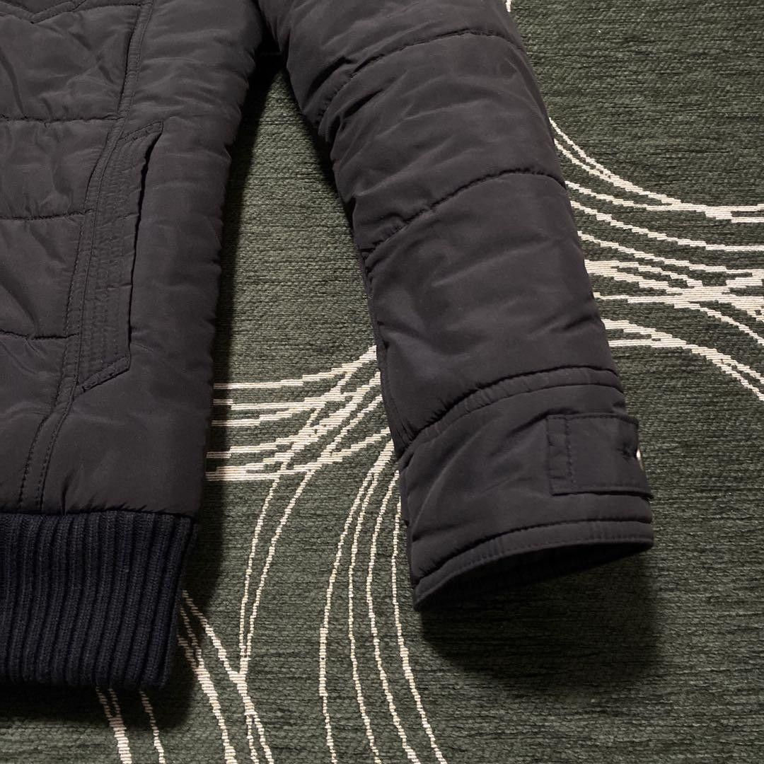 IN THE ATTIC Full Zip Gimmick Down Jacket Black L