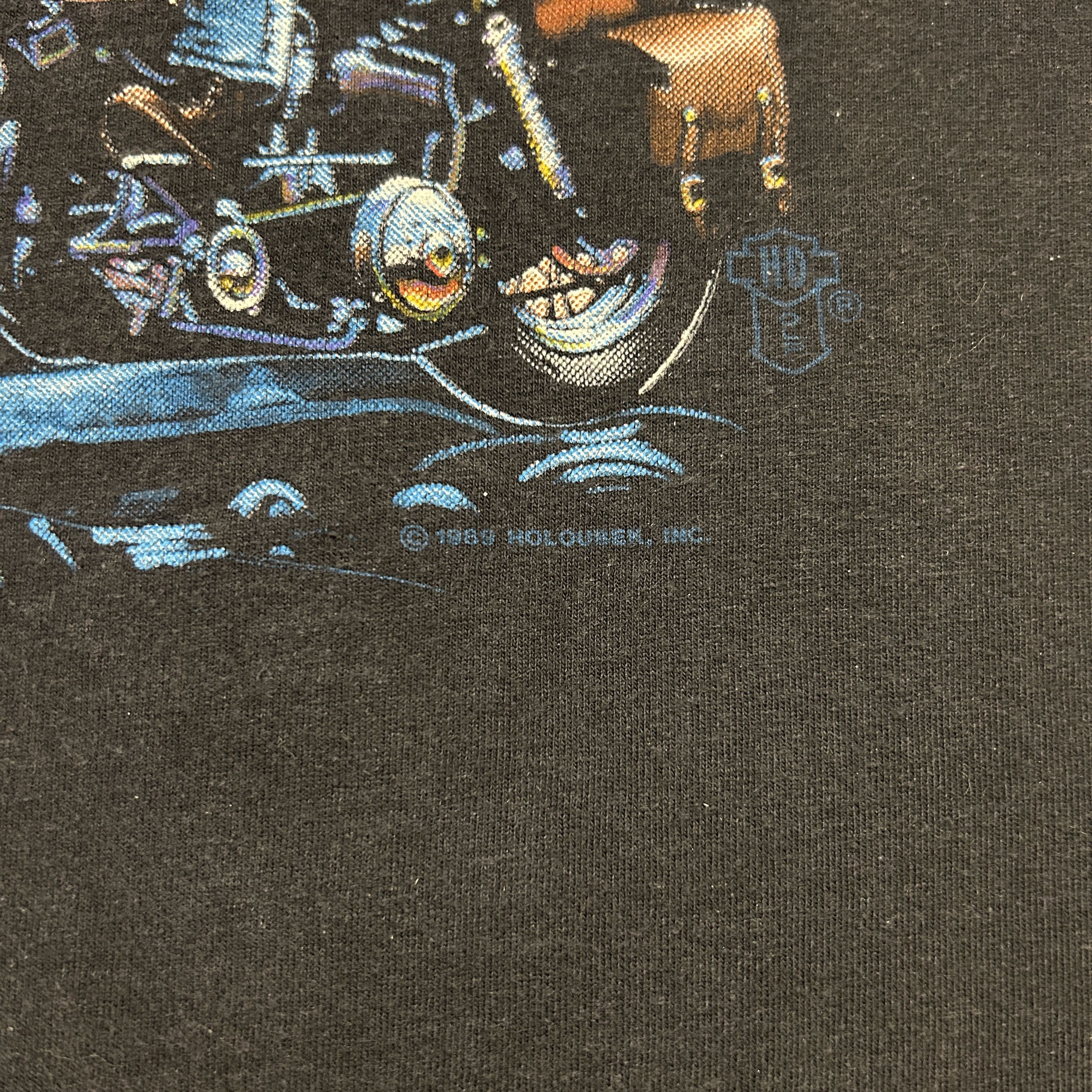 Harley Davidson Harley Davidson The Lone Wolf 1989 T-shirt Size US L / EU 52-54 / 3 - 5 Thumbnail