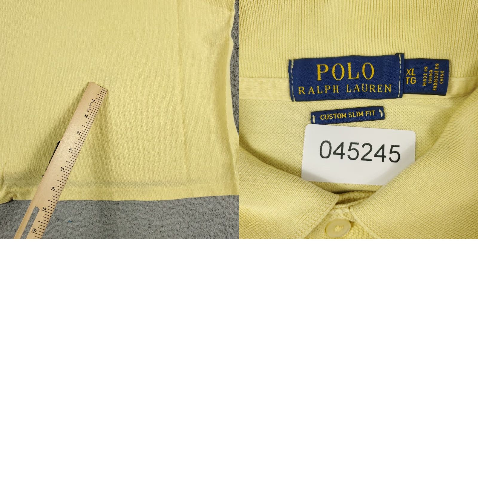 Ralph Lauren Ralph Lauren Polo Shirt Mens XL Yellow Casual Short Sleeve Activewear Size US XL / EU 56 / 4 - 8 Thumbnail
