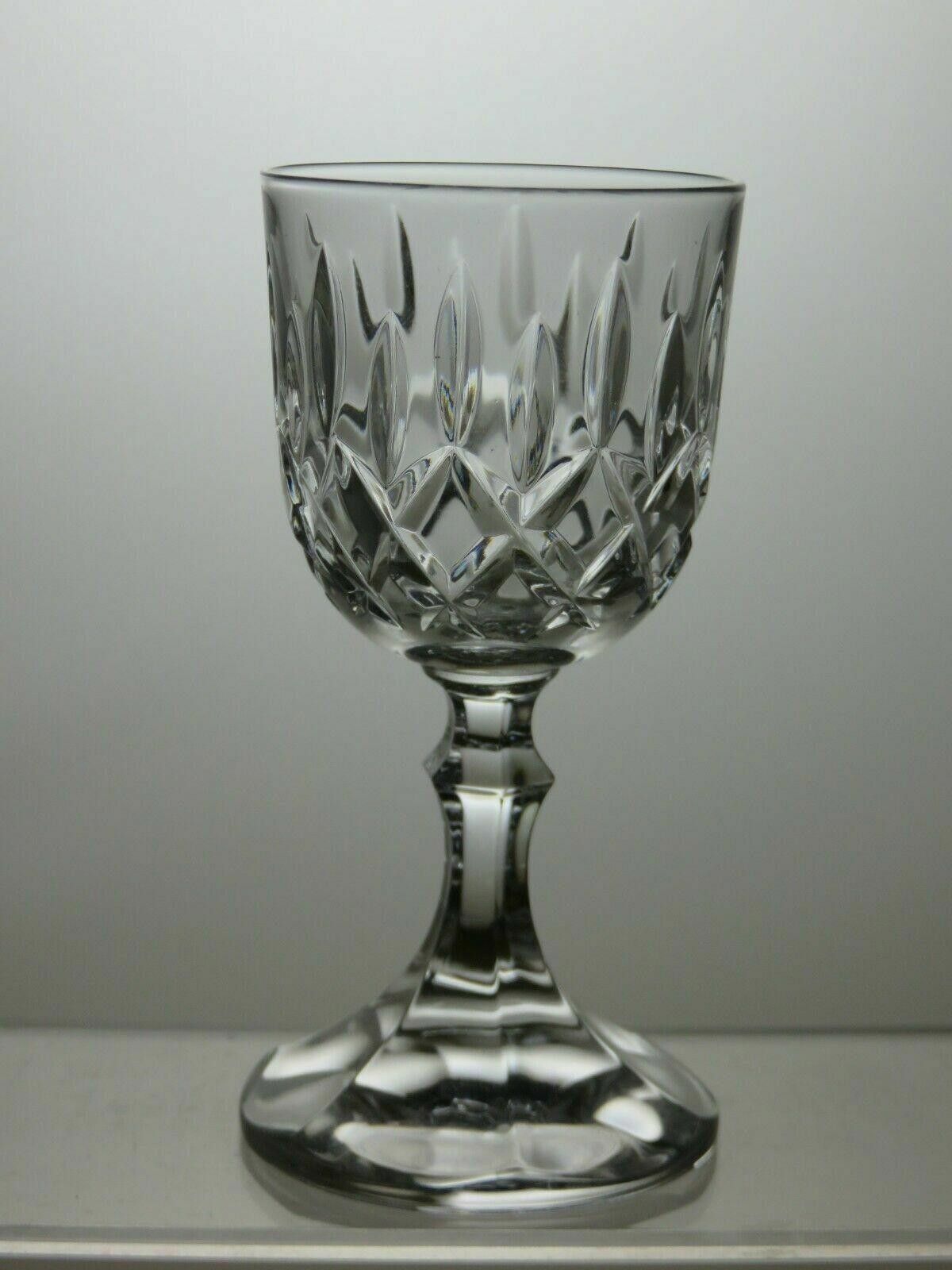 The Unbranded Brand Lead Crystal Cut Glass Liqueur Set Of 5 Glasses 4" Size ONE SIZE - 4 Thumbnail