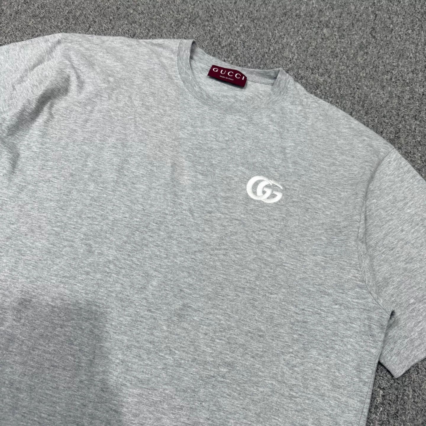 Gucci Gucci Gray Double G Short Sleeve Tee XL 99 New Size US XL / EU 56 / 4 - 3 Thumbnail