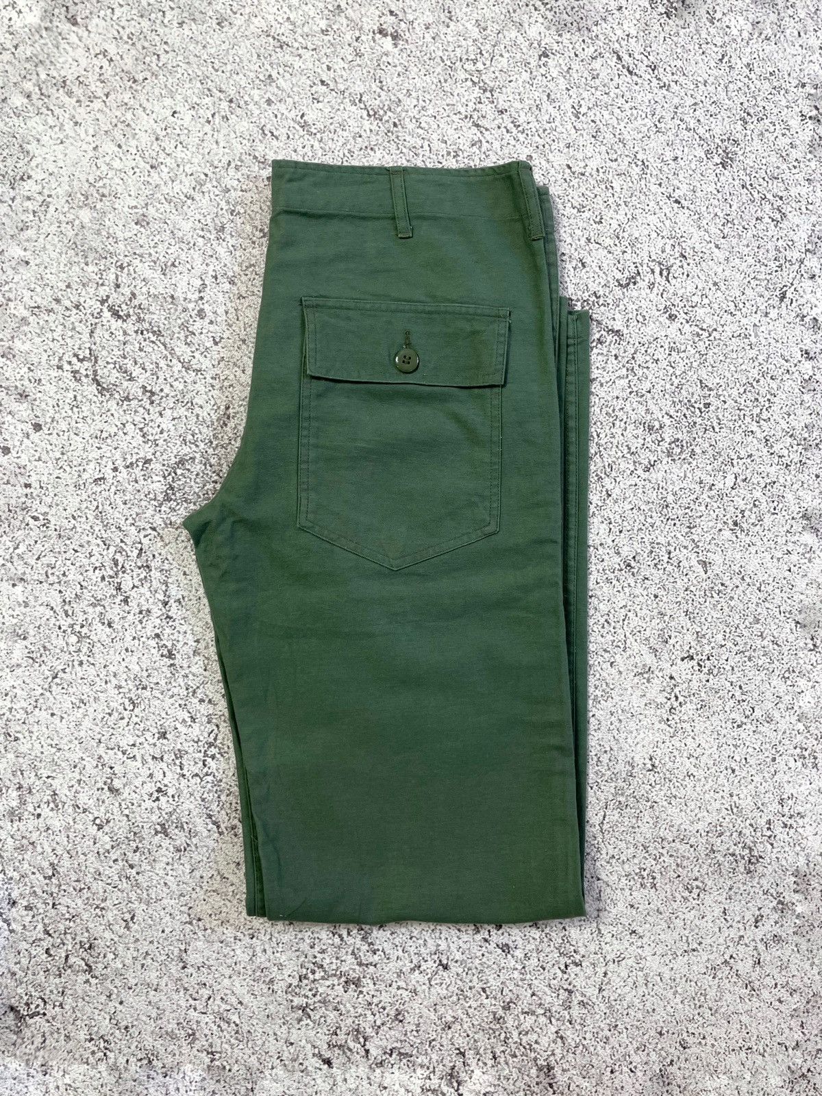 Vintage Vintage Military OG-107 Fatigue Pants Cotton Sateen YMCL KY Size 30" / US 8 / IT 44 - 3 Thumbnail