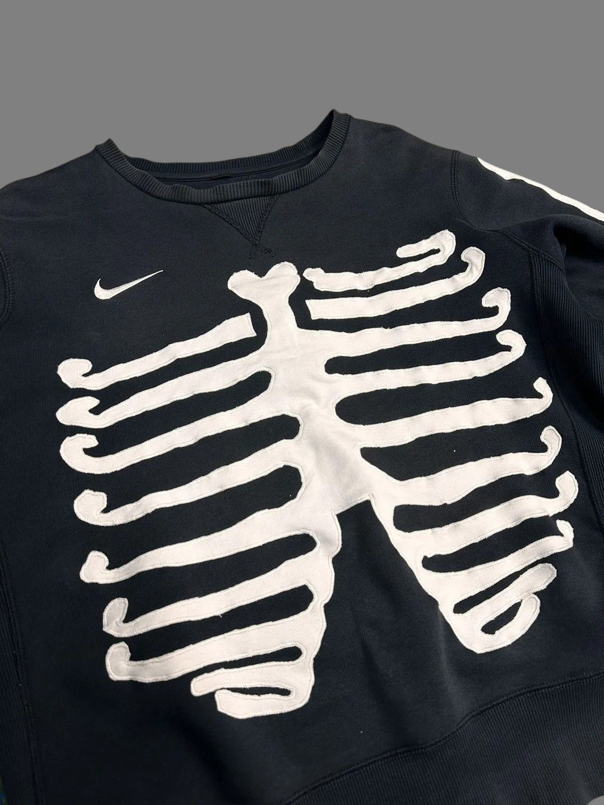 Handmade Vintage Nike Skull Handmade Y2K Diesel Bones Gothic Size US L / EU 52-54 / 3 - 7 Thumbnail