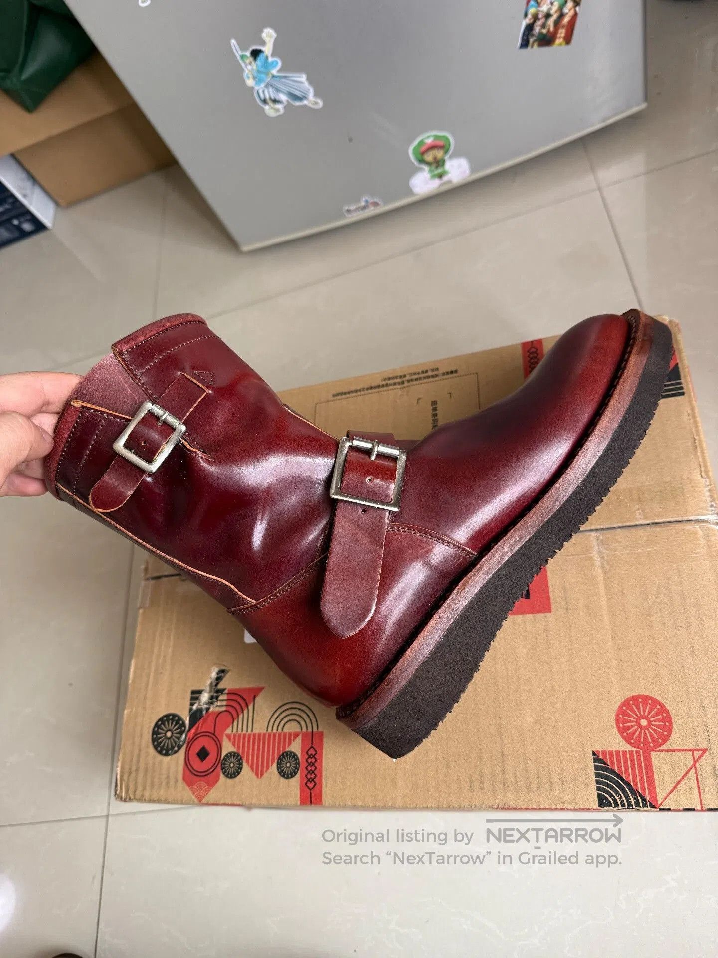 Other Holwen Genuine Leather Engineer Boots. Size US 6 / EU 39 - 4 Thumbnail