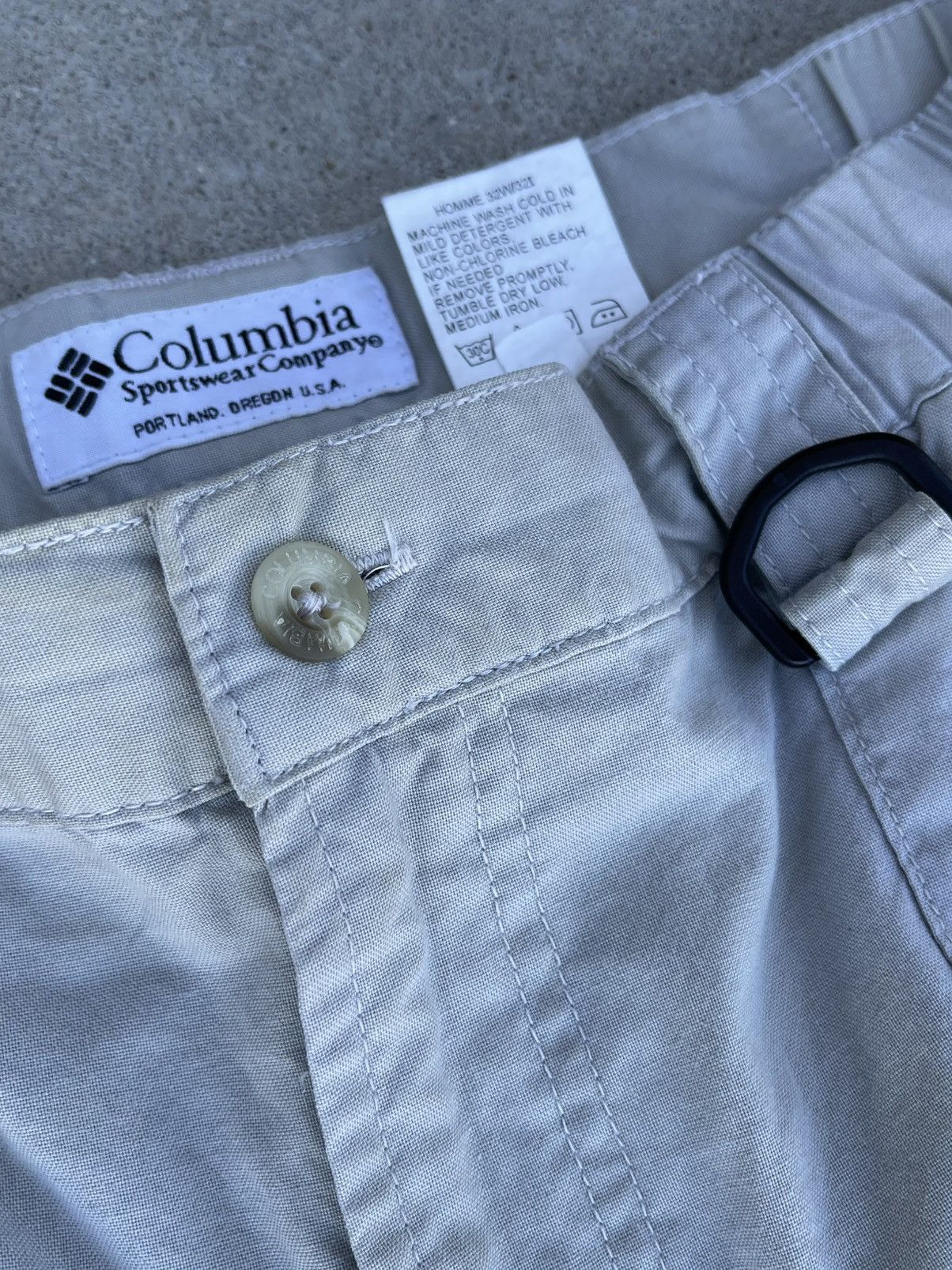 Vintage Vintage Columbia Hiking Pants Convertible Utility Khaki Size US 32 / EU 48 - 7 Thumbnail