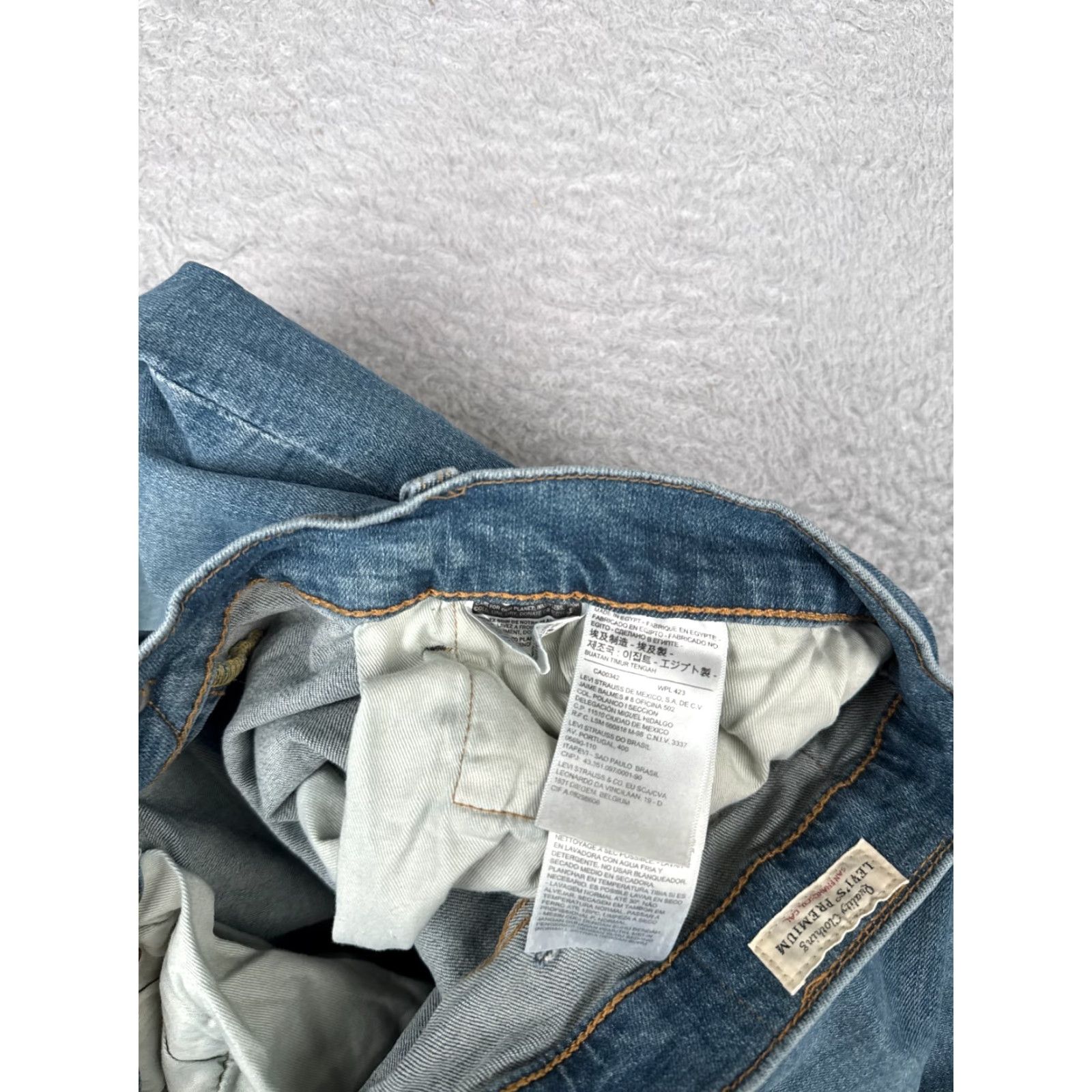 Levi's Levis Jeans Adult 42 Blue Denim Cotton 541 Big E Premium Retro Mens Size US 42 / EU 58 - 7 Thumbnail