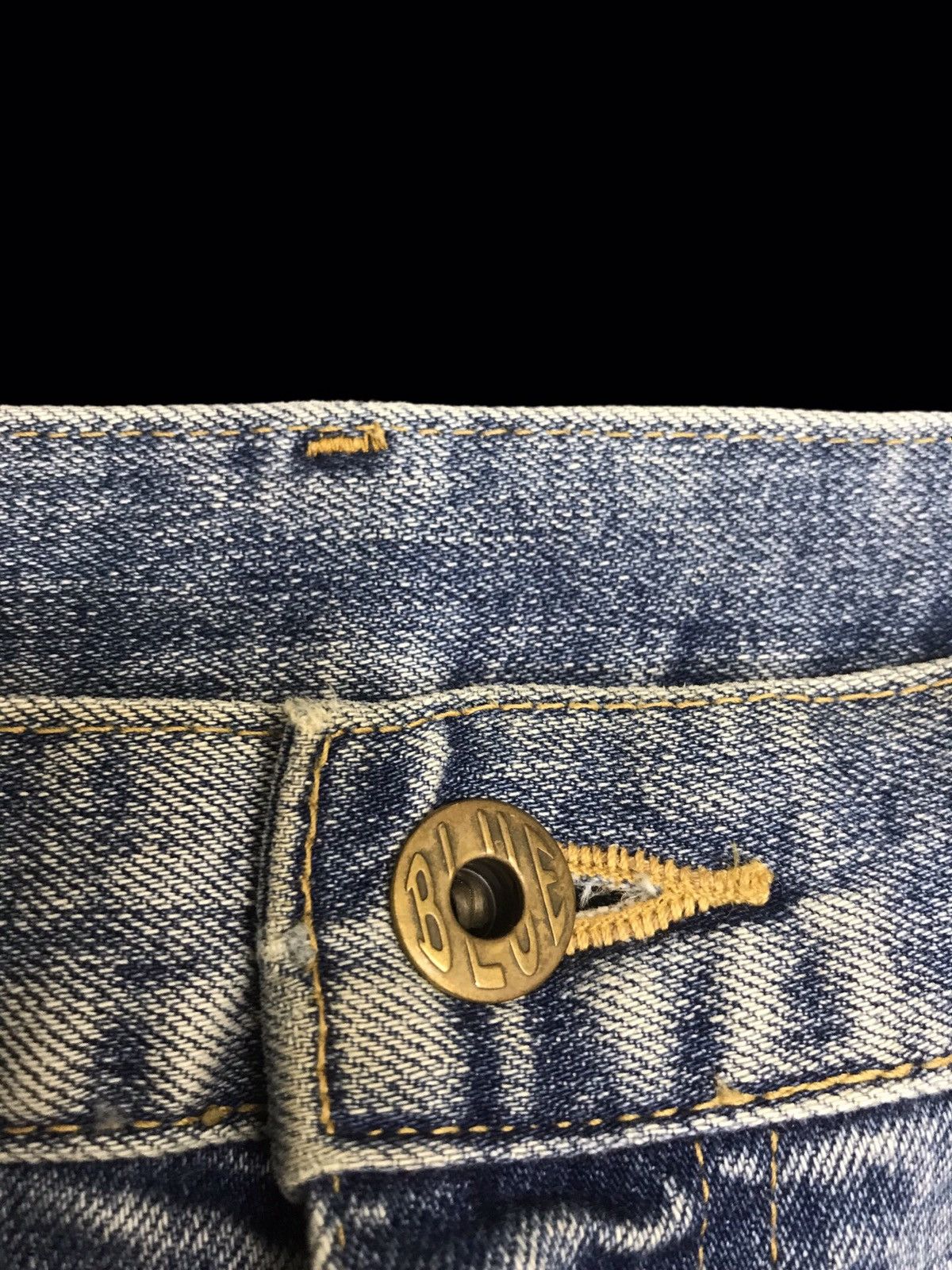 Japan Blue 💥ARCHIVAL💥JAPAN BLUE Craftman Palm Distressed Denim F130 Size US 34 / EU 50 - 10 Thumbnail