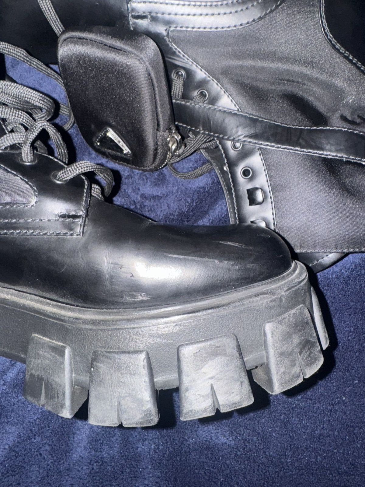 Prada Prada Monolith Re-Nylon Boots w/pouch Size US 8.5 / IT 38.5 - 4 Thumbnail