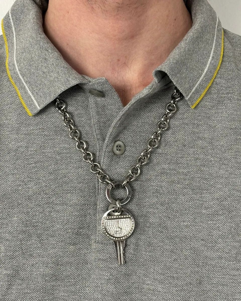 Dolce & Gabbana Dolce & Gabbana Stainless Steel Crystal Key Pendant Watch Size ONE SIZE - 2 Thumbnail