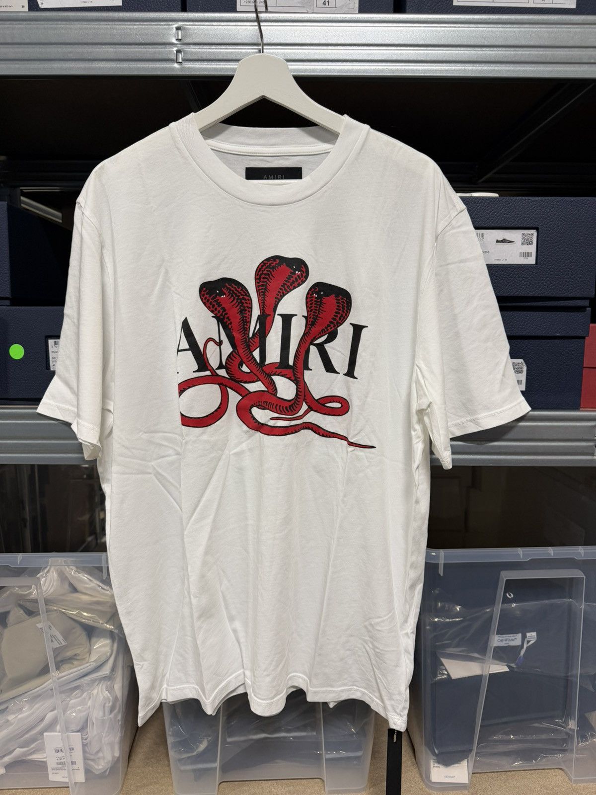 Amiri Amiri Snake Logo T-Shirt NEW 600$ Size US L / EU 52-54 / 3 - 1 Thumbnail