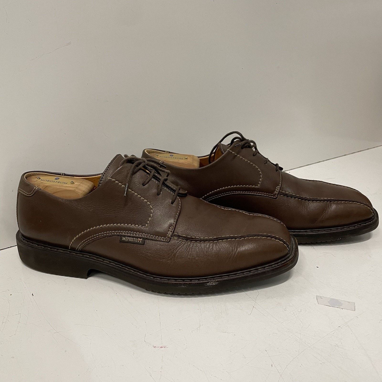Mephisto Mephisto Men's Brown Oxford Leather Shoes Men's US 10 Size US 10 / EU 43 - 4 Thumbnail