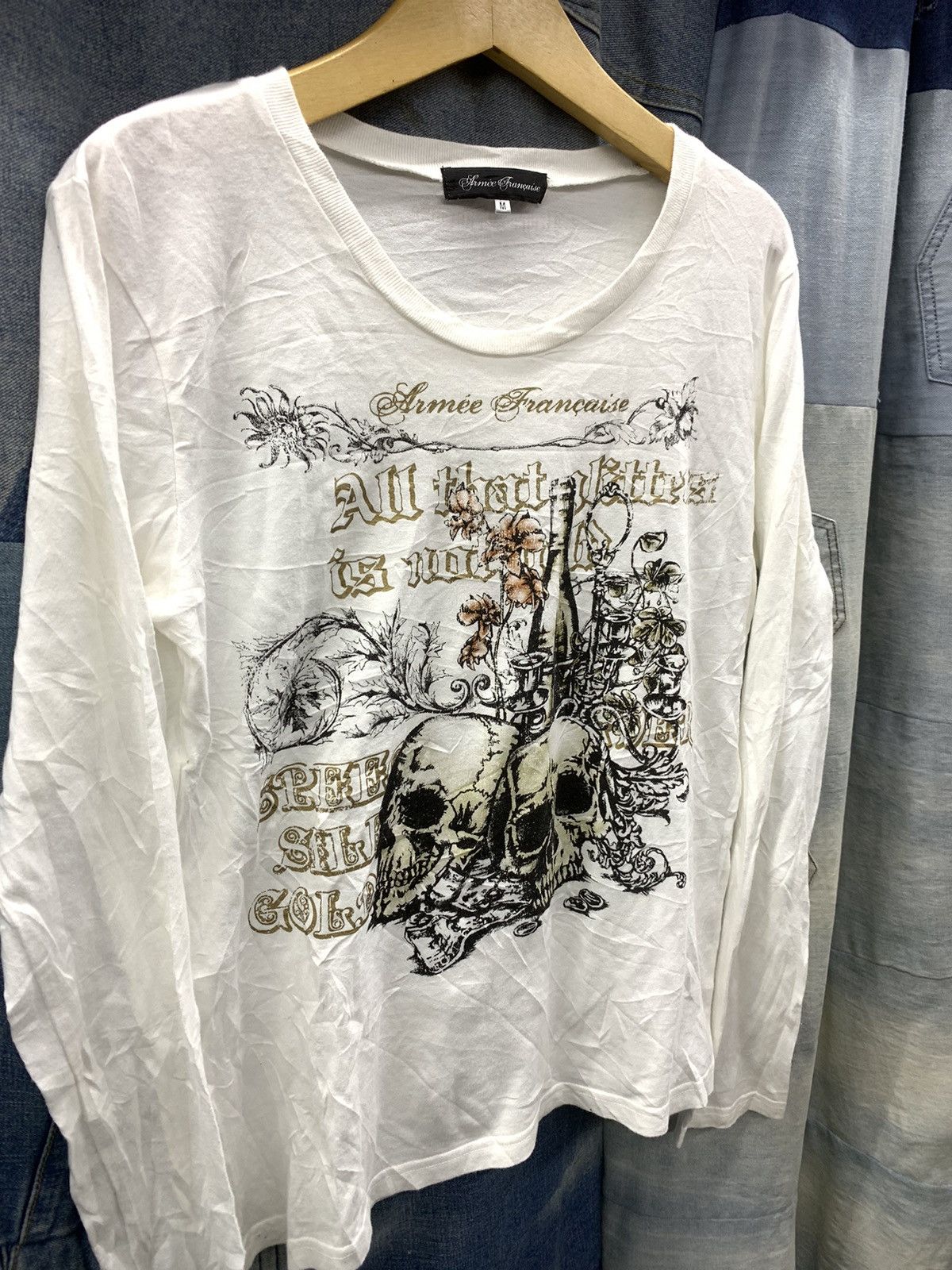 Hysteric Glamour × If Six Was Nine × Japanese Brand 💯open the best price 💯Armie Française Skulls japanesebrand Size US M / EU 48-50 / 2 - 2 Thumbnail