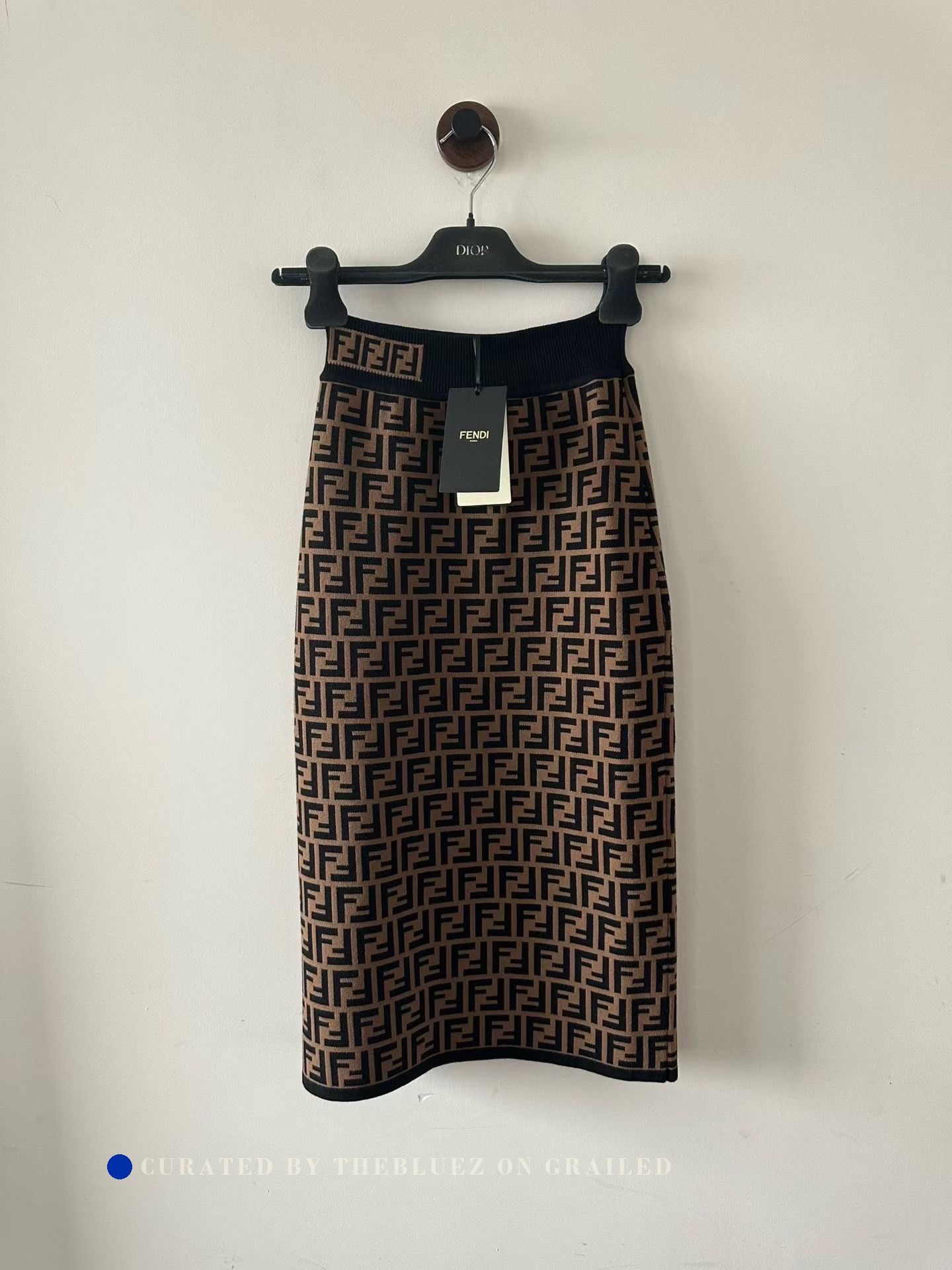 Fendi Fendi All-Over Print Knit Dress Size 38" / US 16 / IT 52 - 1 Thumbnail