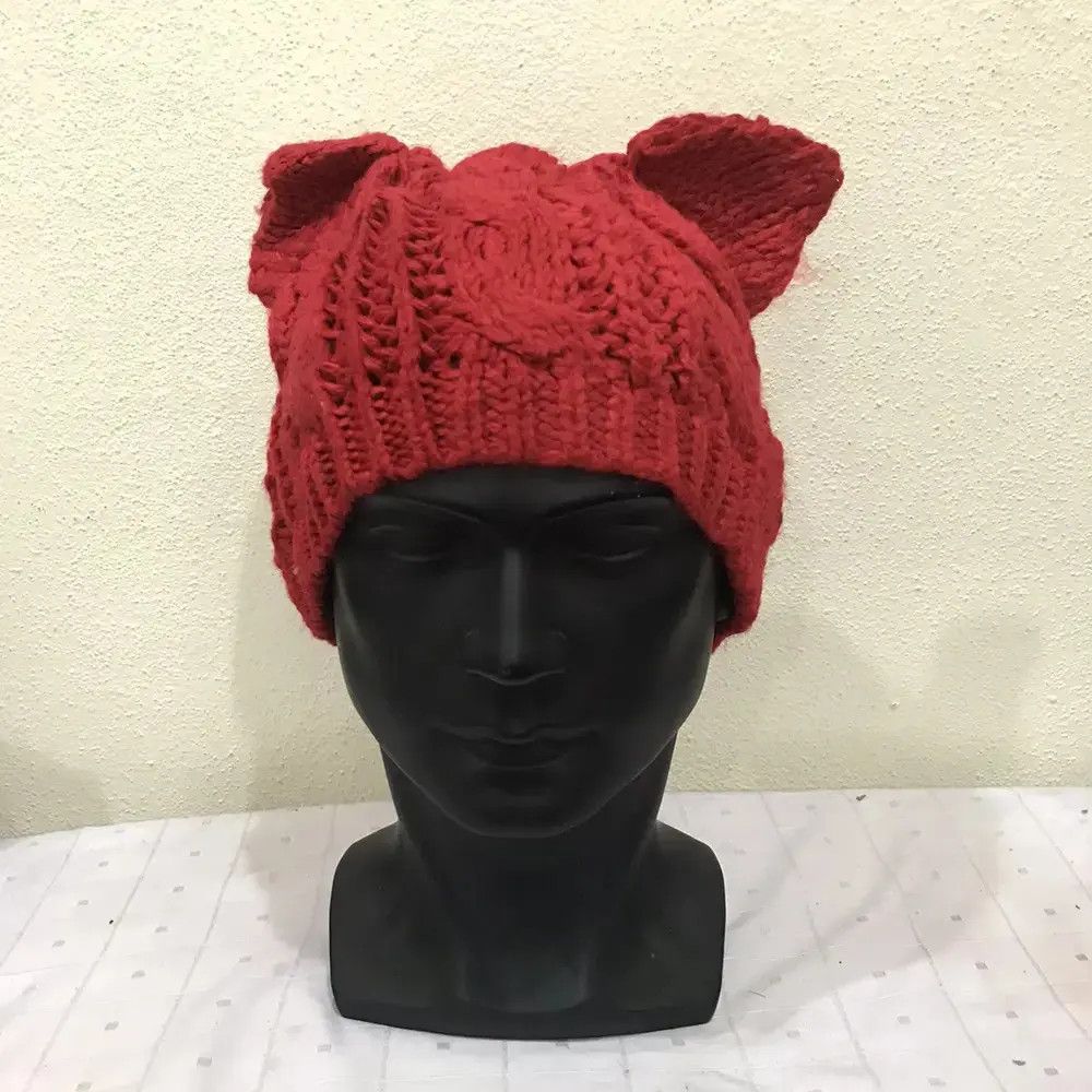 Japanese Brand Japanese Brand Bunny Horn Knit Beanie Hat Size ONE SIZE - 2 Thumbnail