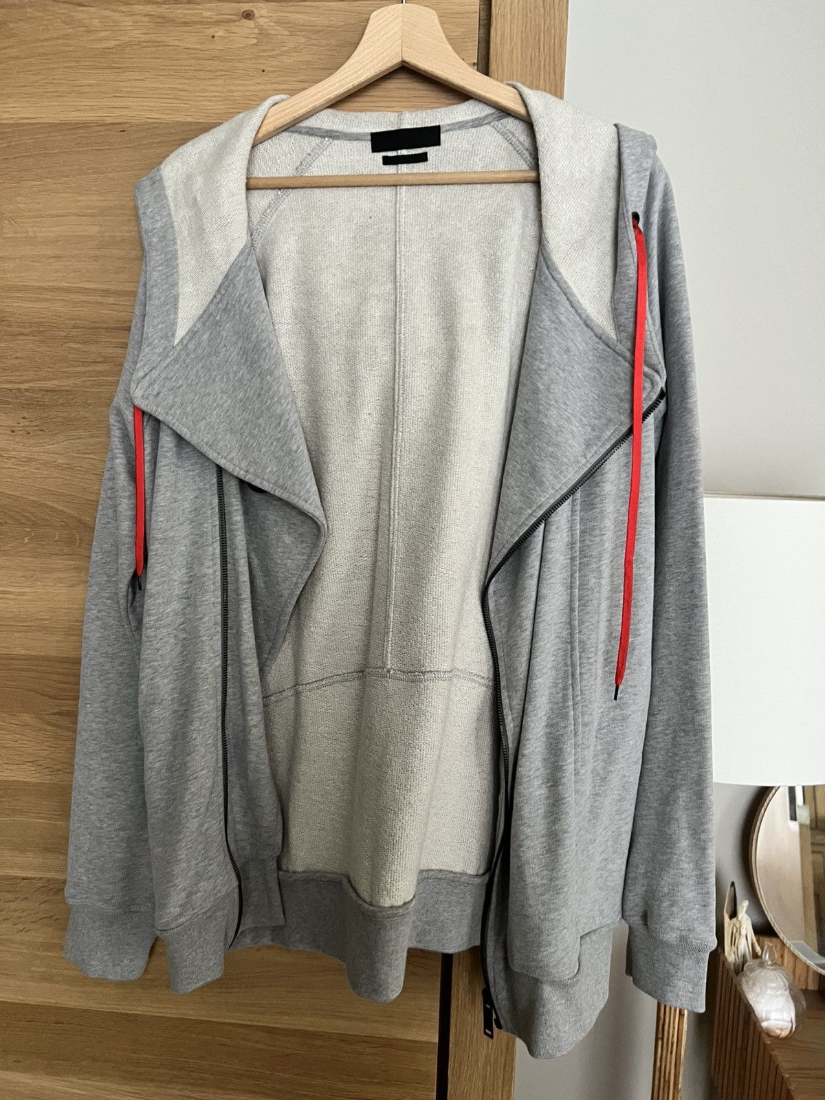 Alexander McQueen FW16 Grey Layered Hoodie