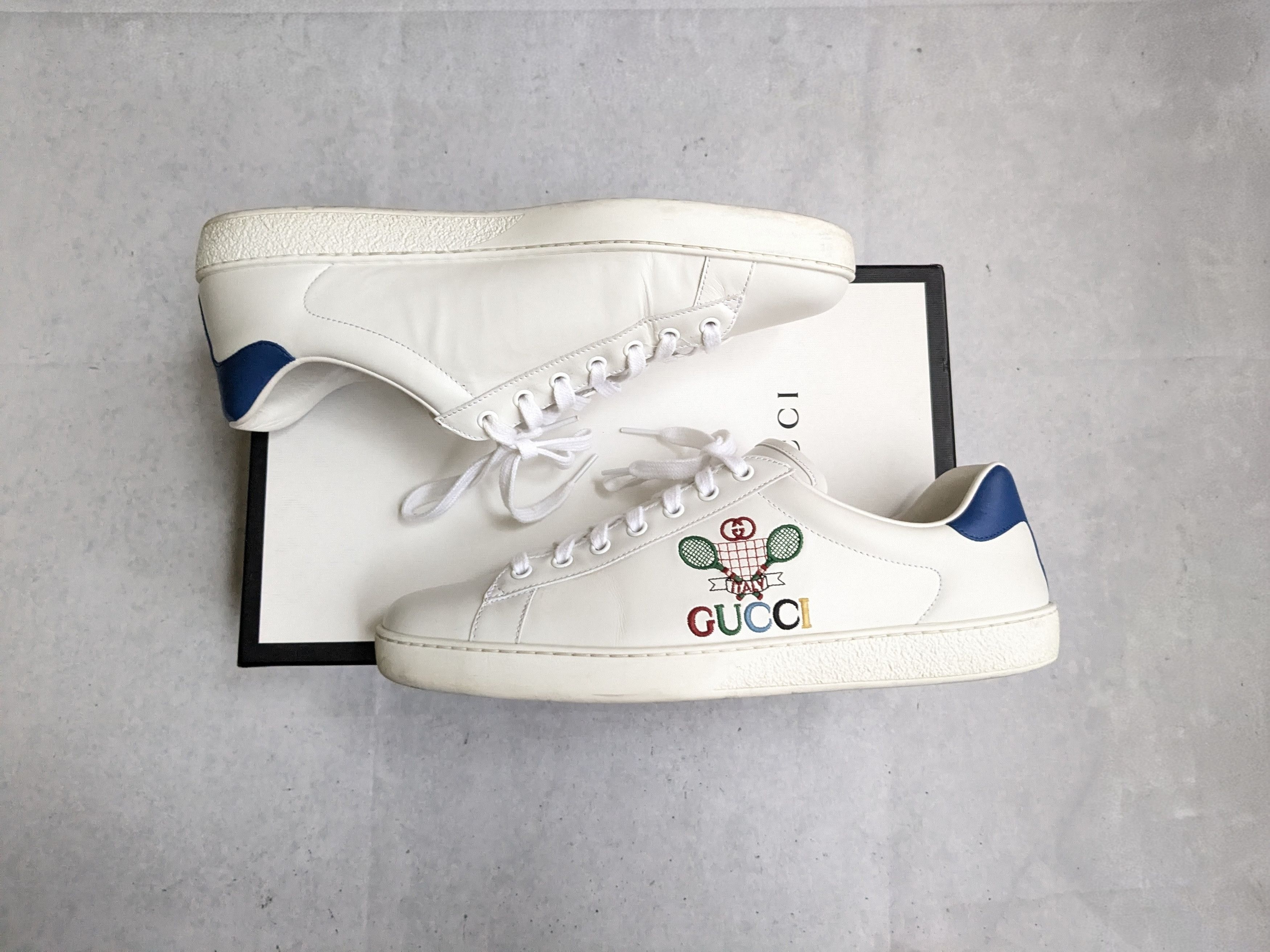 Gucci Gucci Ace Sneakers Tennis White 11.5 Low Tops Size US 11.5 / EU 44-45 - 4 Thumbnail