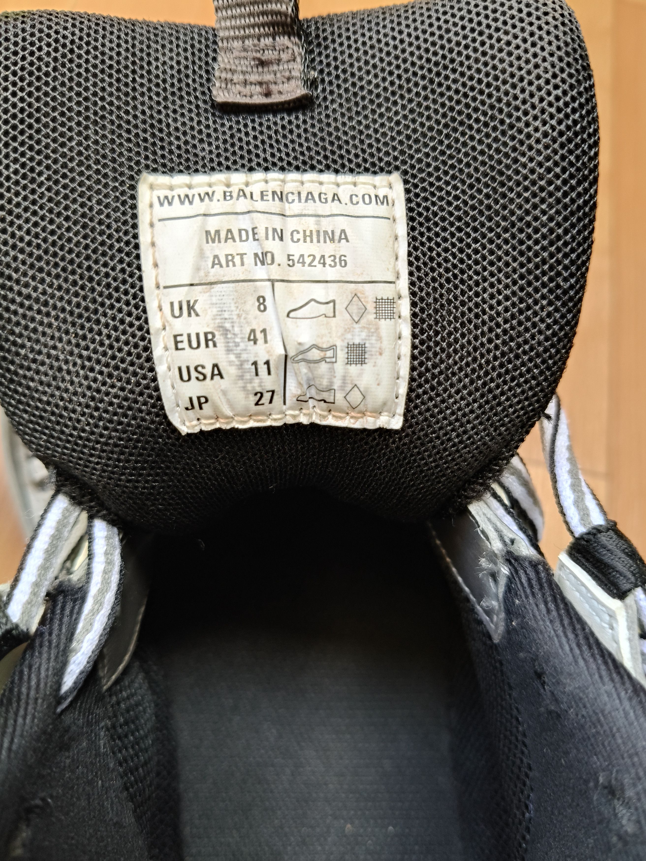 Balenciaga 💥BALENCIAGA TRACK BLACK / GREY SNEAKERS Size US 8 / EU 41 - 14 Thumbnail
