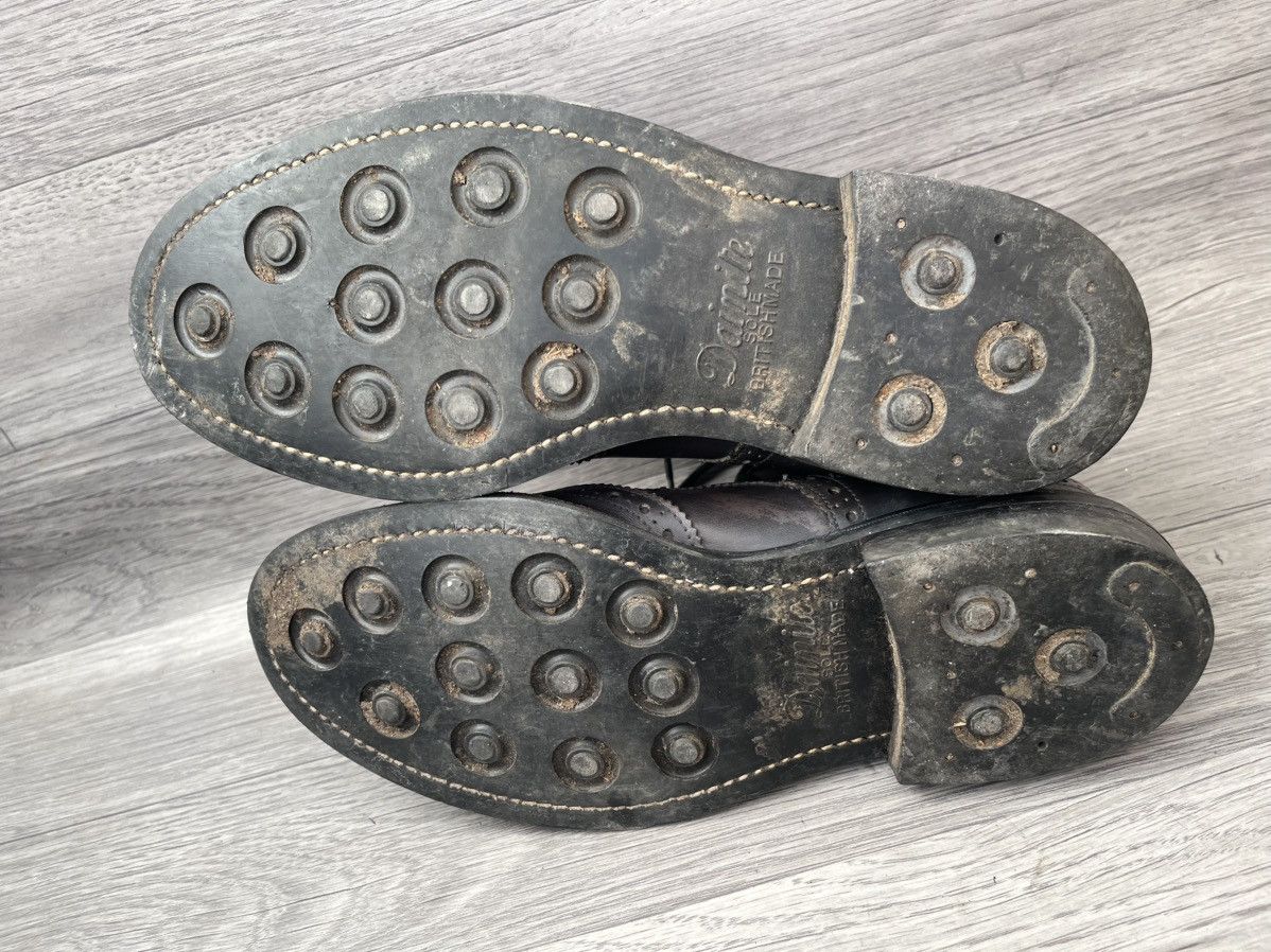 Tricker's Trickers stow brouge grey patina dress boots Size US 8.5 / EU 41-42 - 9 Thumbnail