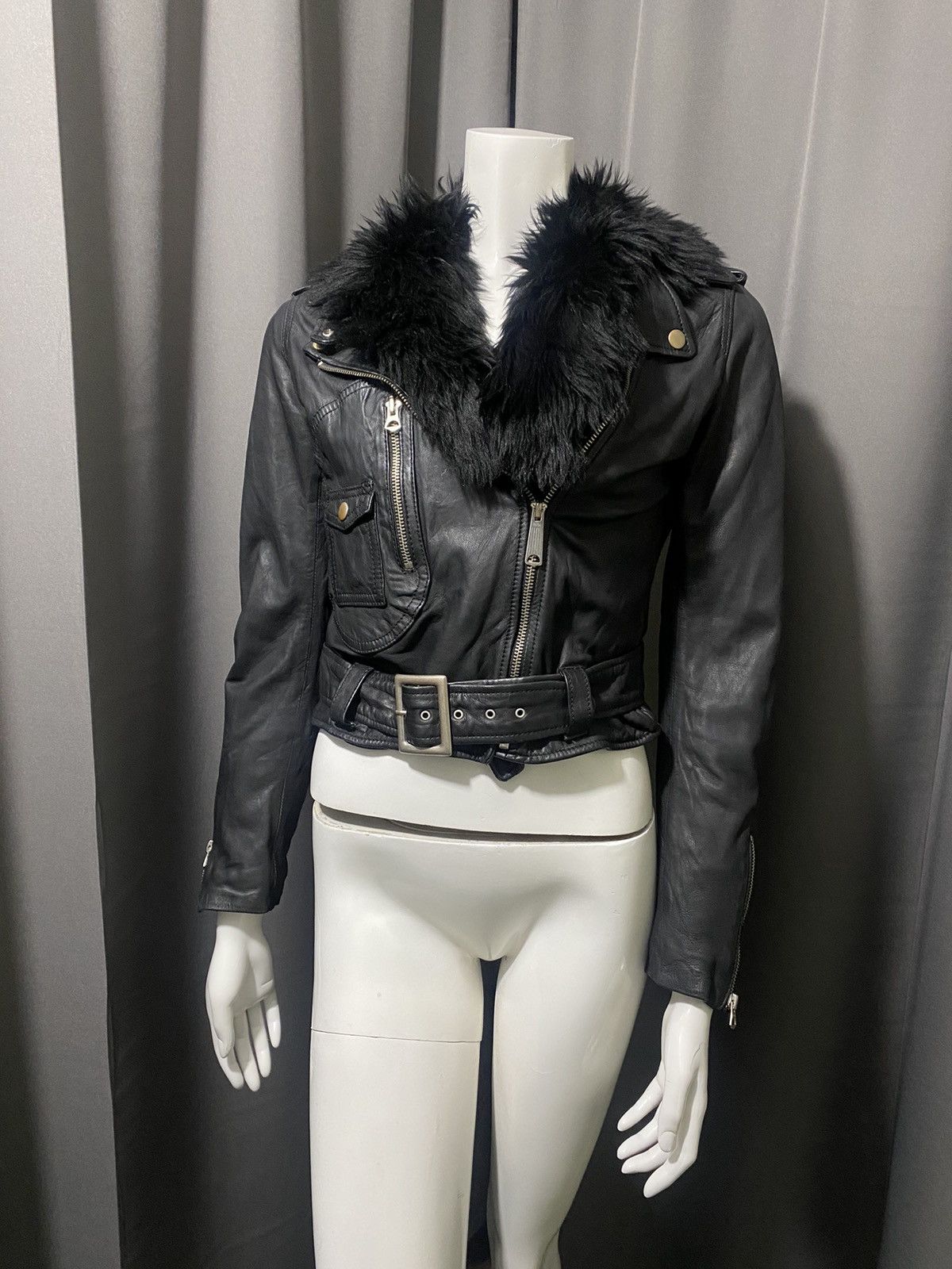 Ralph deals Lauren Cropped Biker Jacket