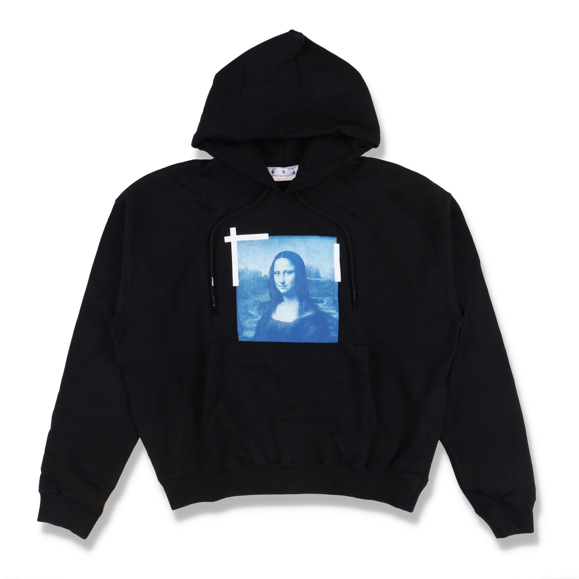 Off-White Black Mona Lisa Logo Oversized Hoodie Size US S / EU 44-46 / 1 - 1 Thumbnail