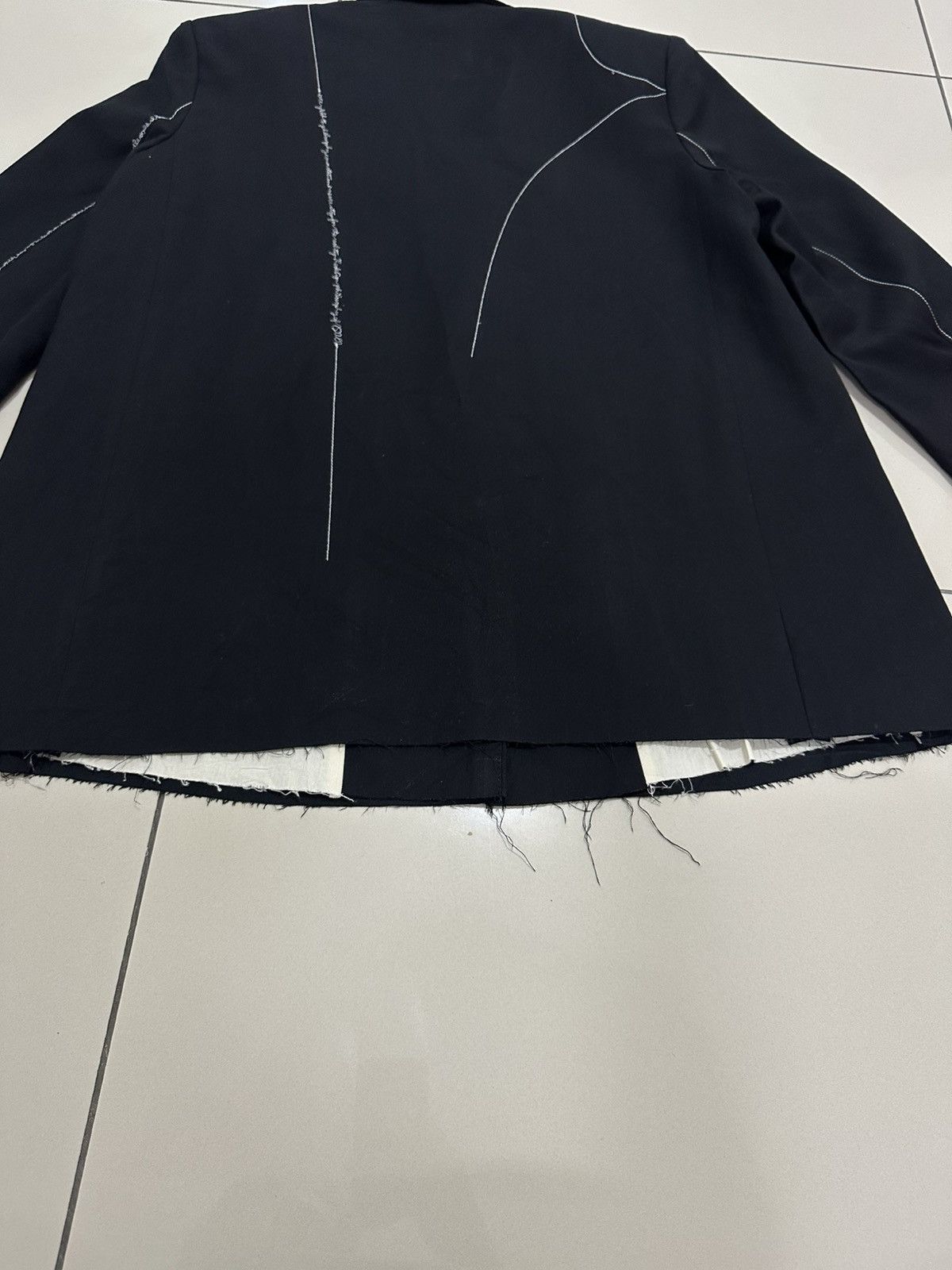 Maison Margiela Maison margiela Contrast Stitch Jacket Embroidered Poem Size S / US 4 / IT 40 - 7 Thumbnail
