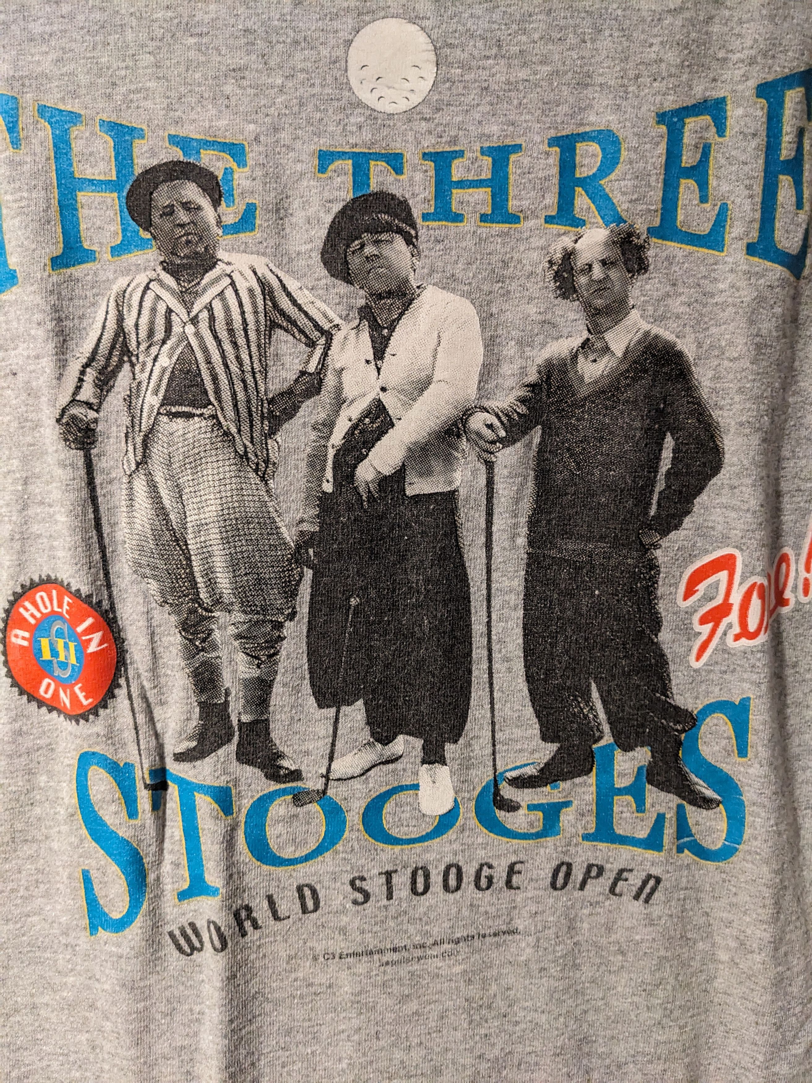 Other Vintage The Three Stooges World Open Golf Sports T-Shirt Size US XL / EU 56 / 4 - 2 Thumbnail
