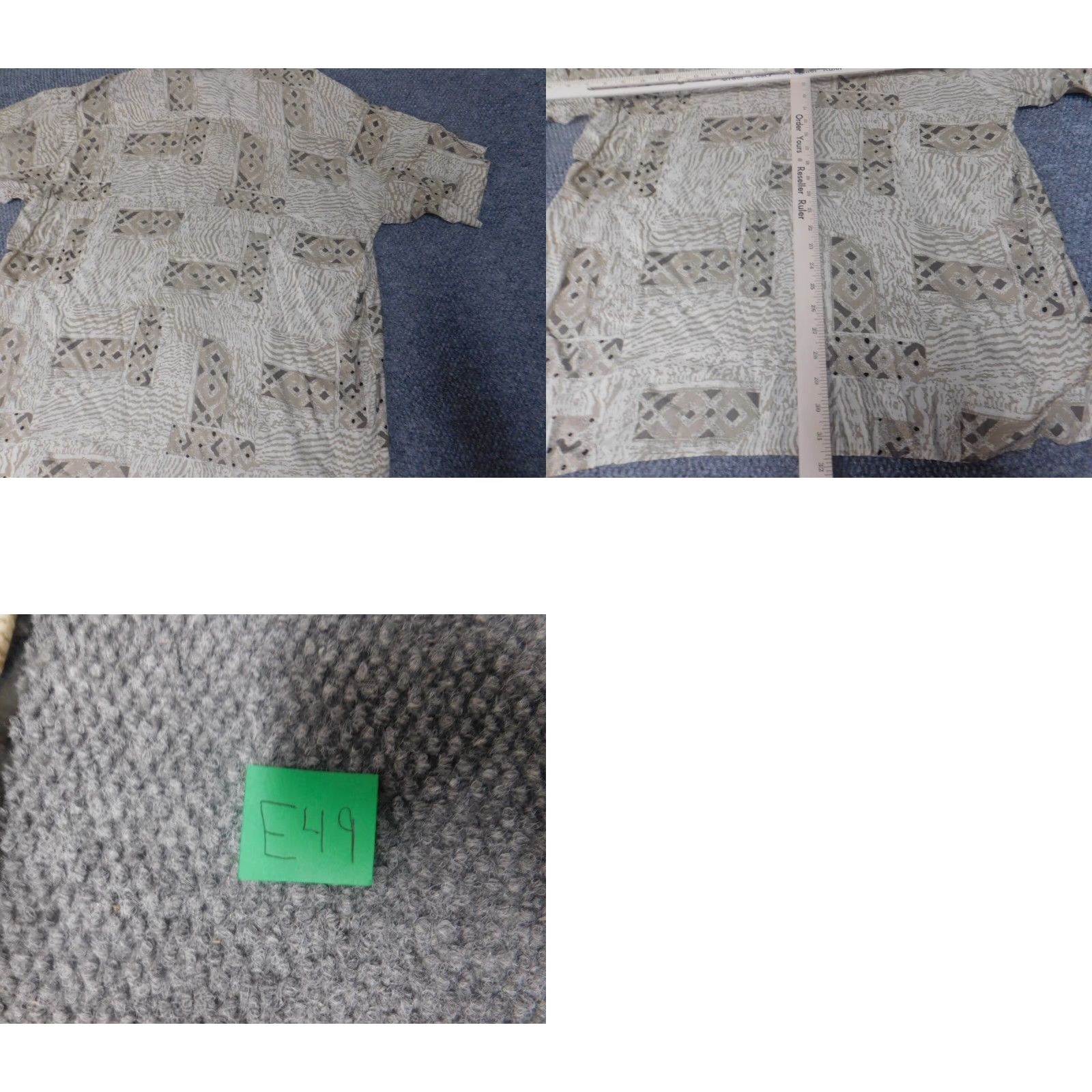 Vintage Puritan Mens Shirt XL Beige Button-Down Short Sleeve Collared Knit Cotton Logo Vintage No Size US XL / EU 56 / 4 - 8 Thumbnail